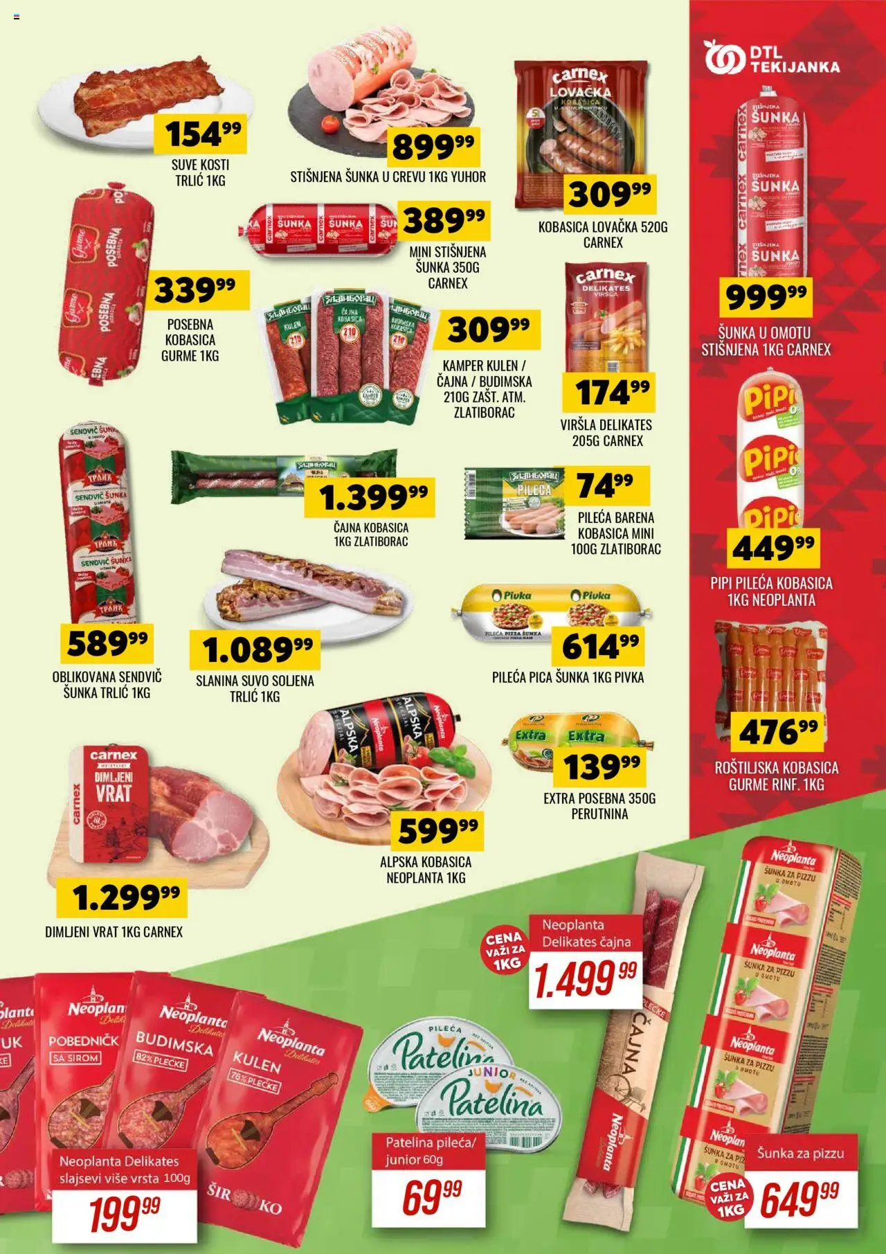 Tekijanka katalog - važi od 26.09.2025 | Strana: 9 | Proizvode: Kulen, Sir, Šunka, Dimljeni vrat