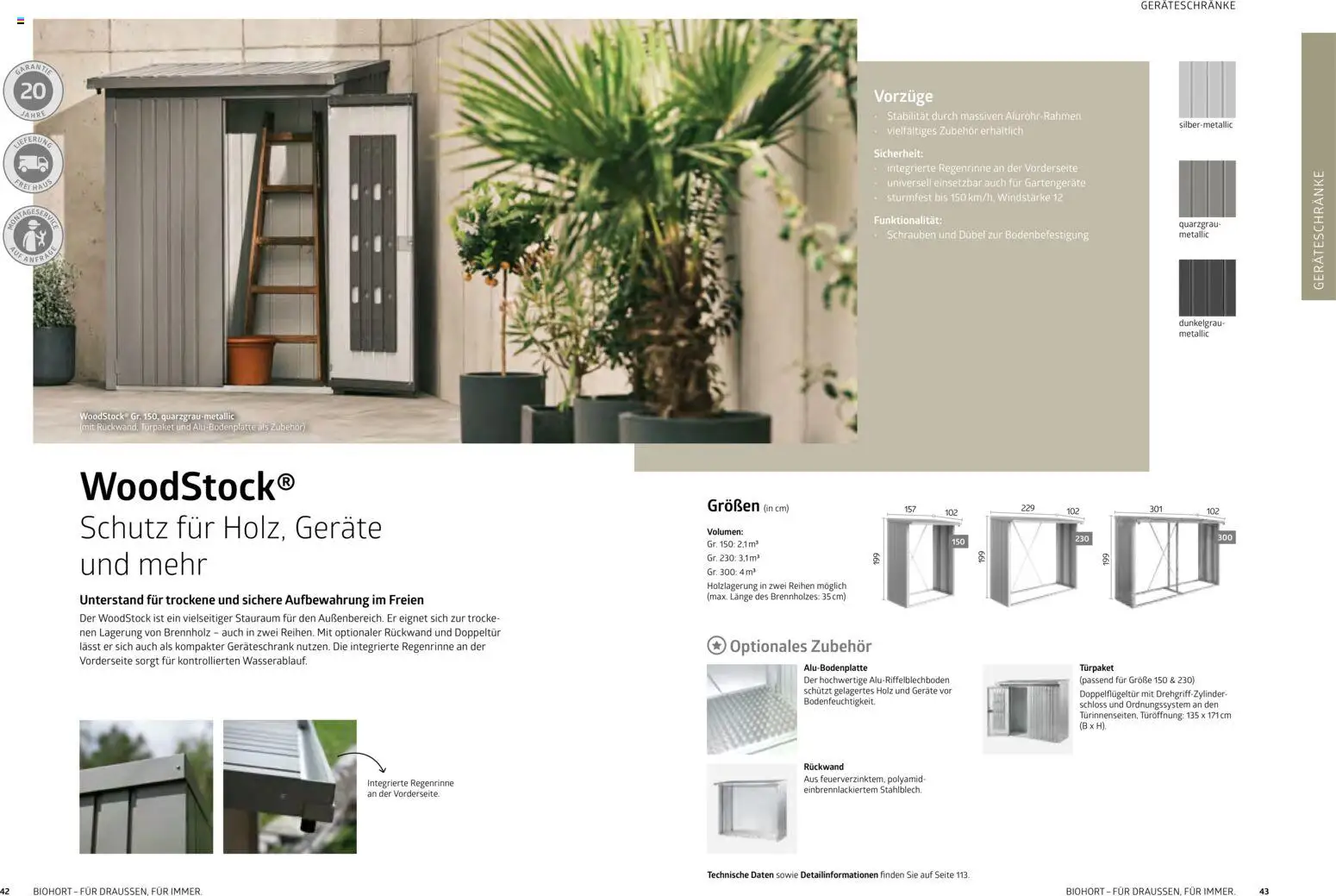 Dehner  Biohort – Metall für Garten & Terrasse gültig ab 05.01.2026 | Seite: 22