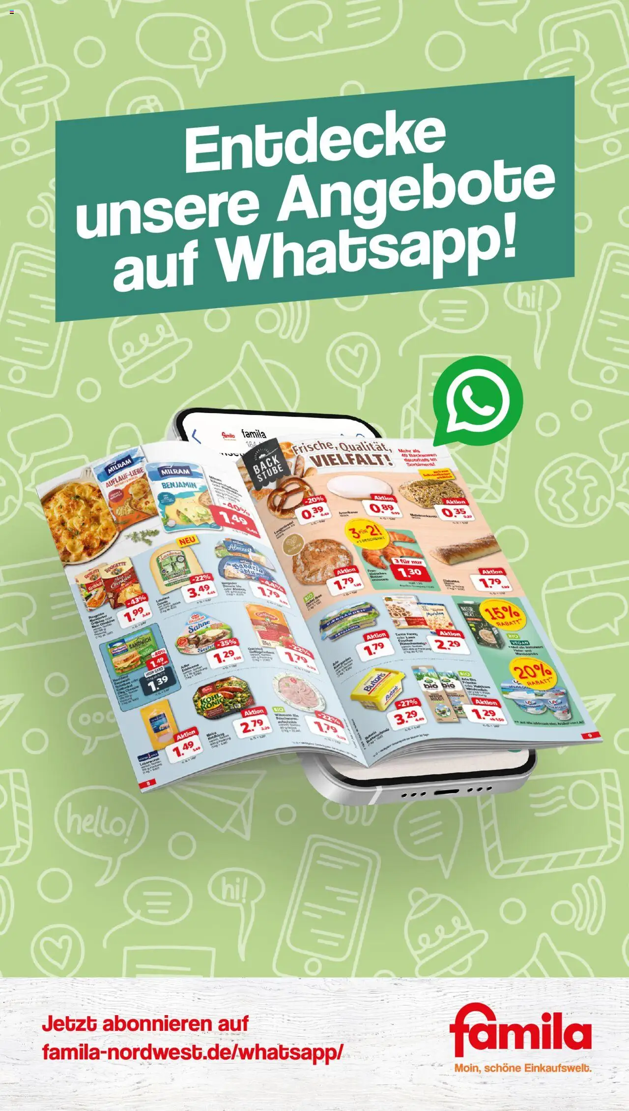 Famila Nordwest Prospekt 	 - gültig ab dem 18.08.2025 | Seite: 43 | Produkte: Milram, Sahne