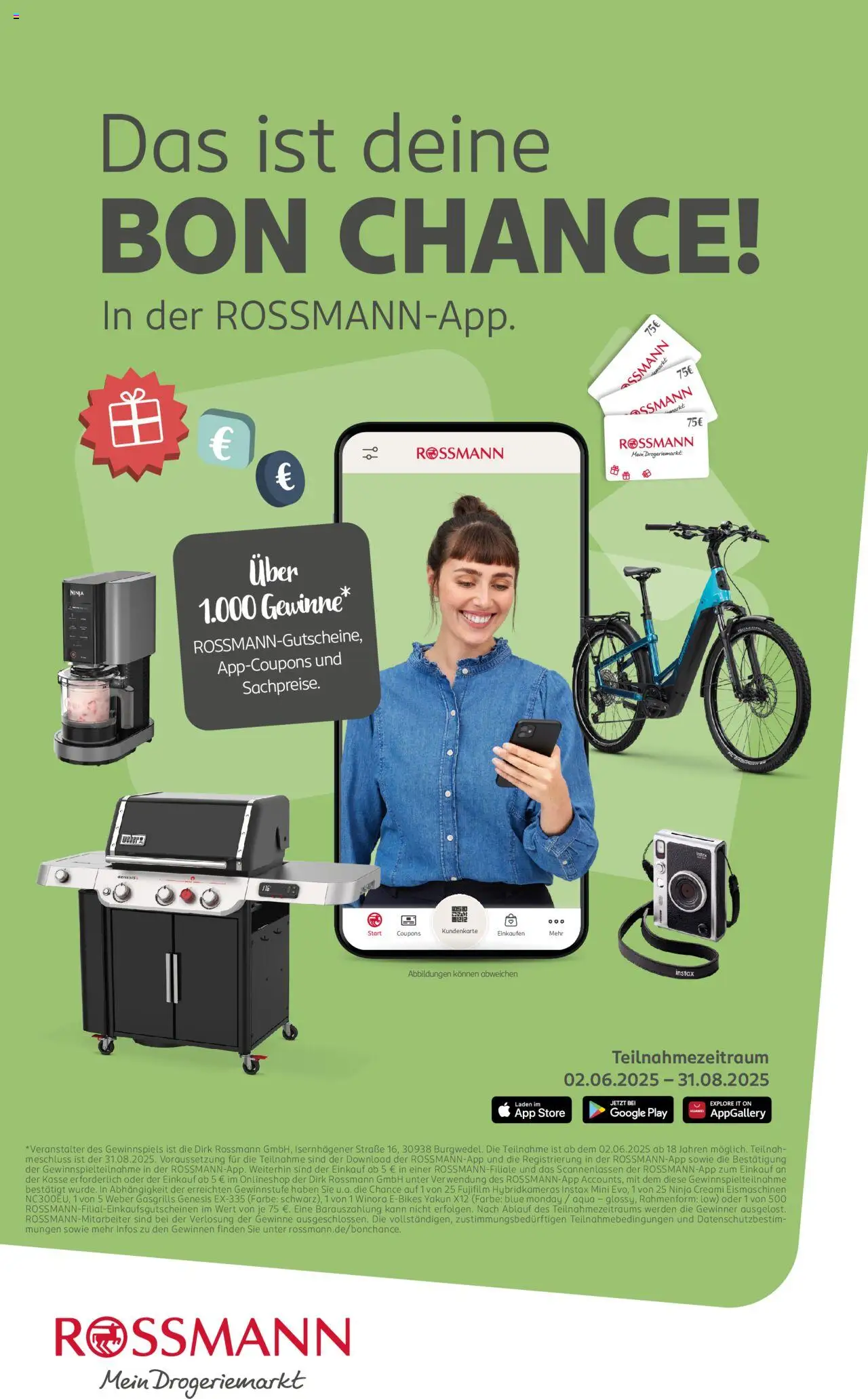 Rossmann Prospekt 	 - gültig ab dem 04.08.2025 | Seite: 25 | Produkte: Grill, E-Bike