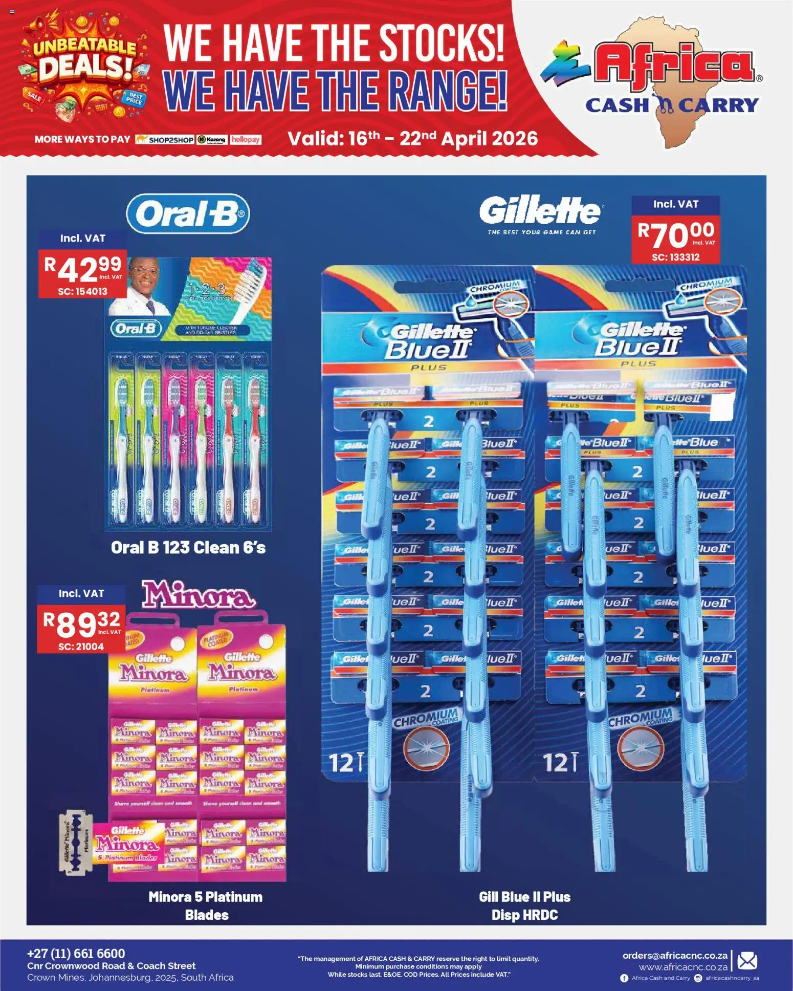 New Africa Cash & Carry catalogue – valid from 16.04.2026 | Page: 45 | Products: Salt