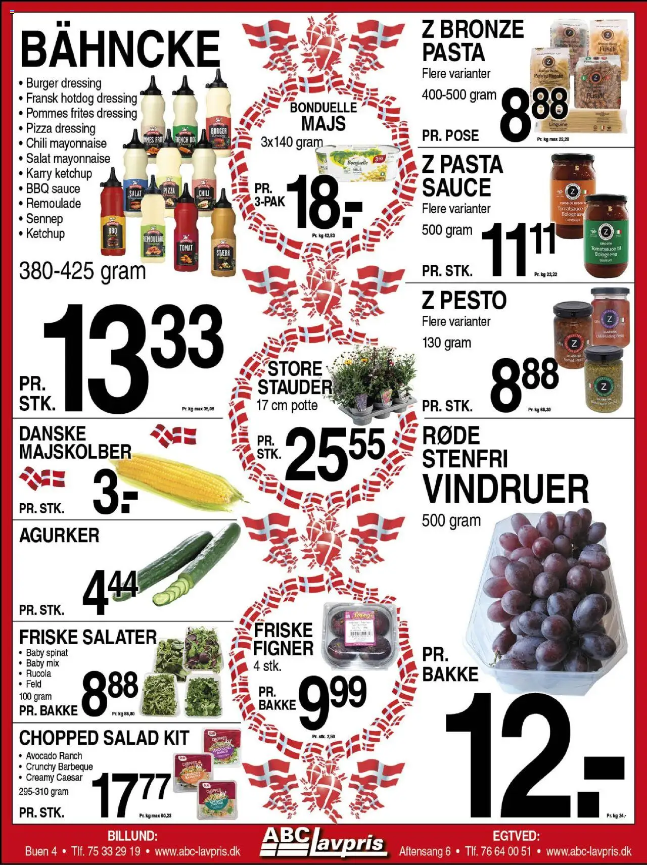 Abc Lavpris tilbudsavis – gyldig fra 10.09.2025 | Side: 5 | Produkter: Majskolber, Pasta, Ketchup, Salat
