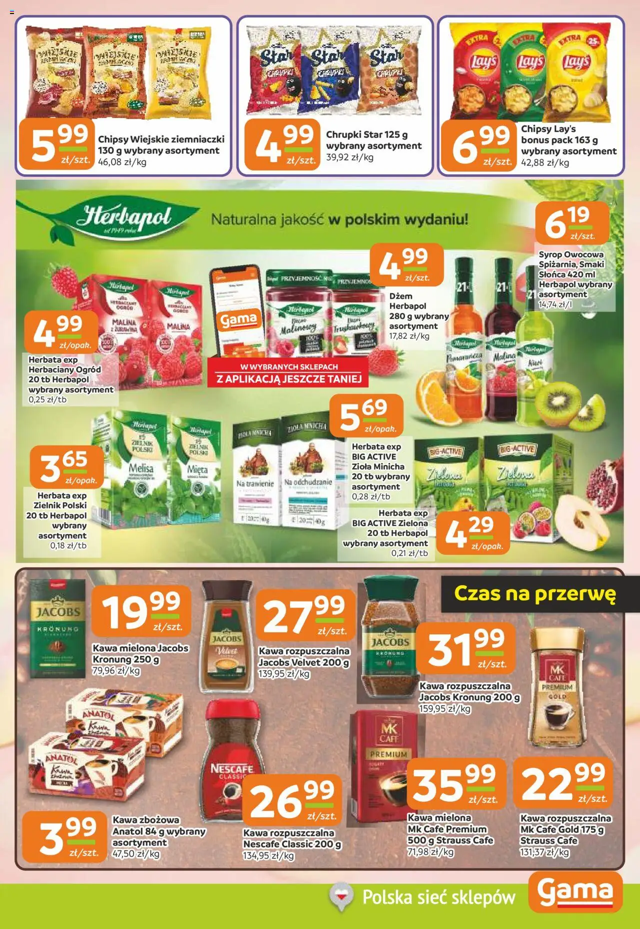 Gama Gazetka od 18.09.2025 | Strona: 5 | Produkty: Syrop, Malina, Herbata, Melisa