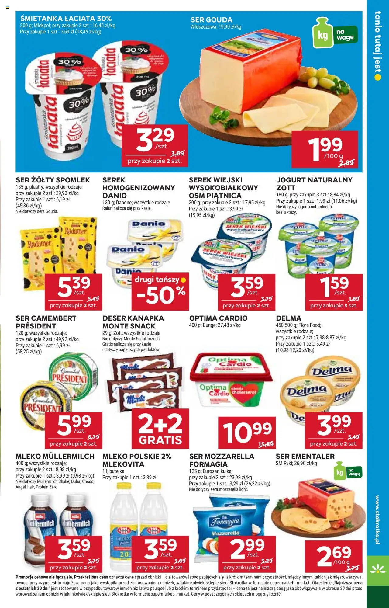 Stokrotka Gazetka - Market od 18.09.2025 | Strona: 11 | Produkty: Ser żółty, Optima cardio, Ser, Ser gouda