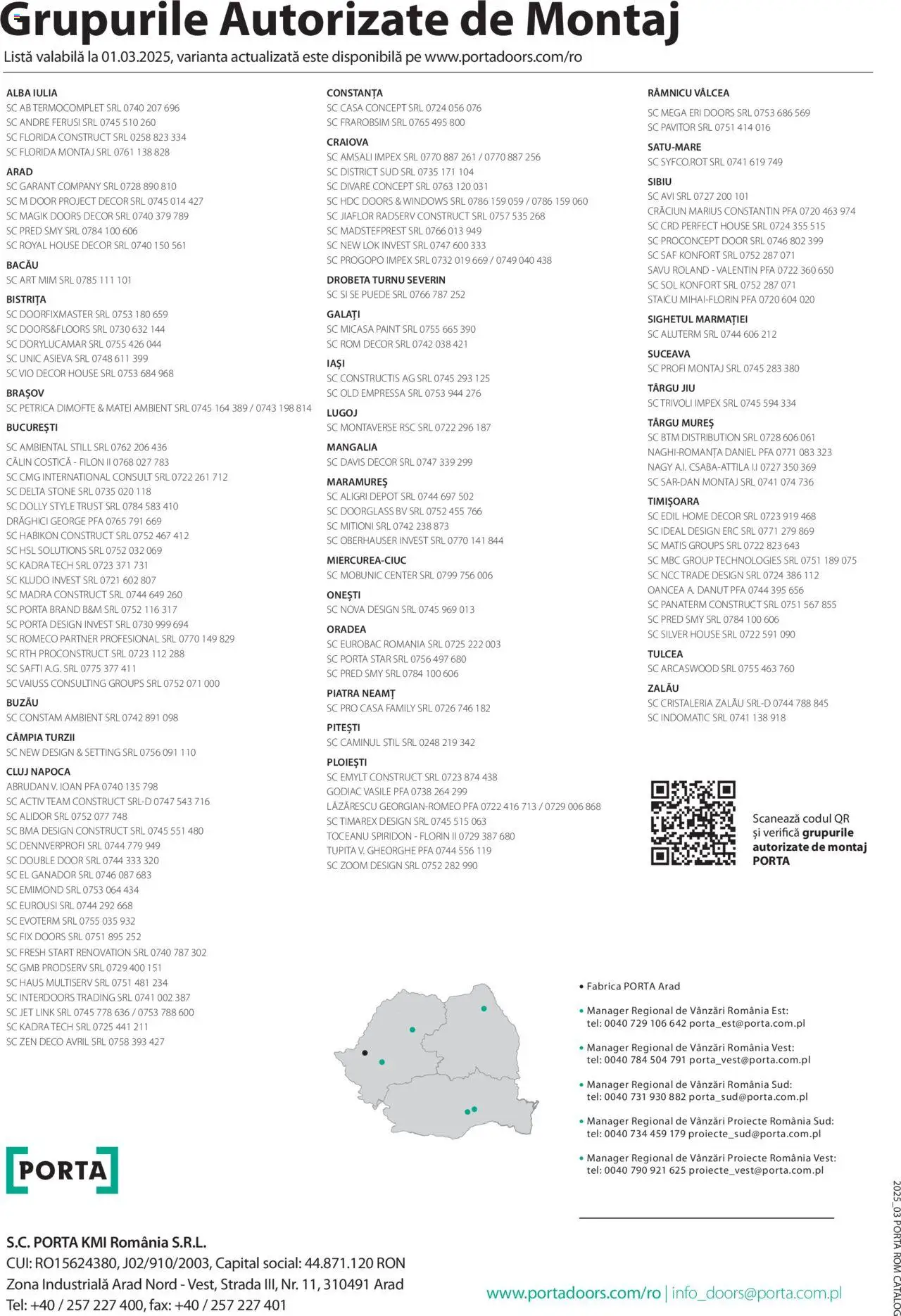 Noul catalog Proges – valabil de la 01.05.2025 | Pagină: 259 | Produse: Delgeç, Rom