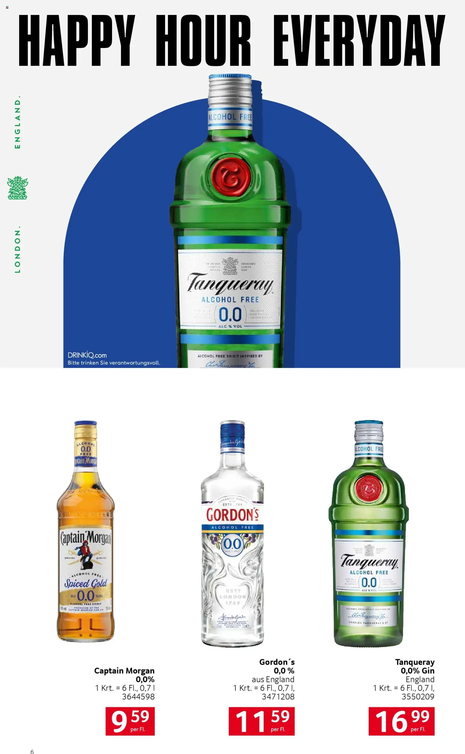 Transgourmet  Getränke alkoholfrei gültig ab 29.12.2025 | Seite: 6 | Produkte: Gin