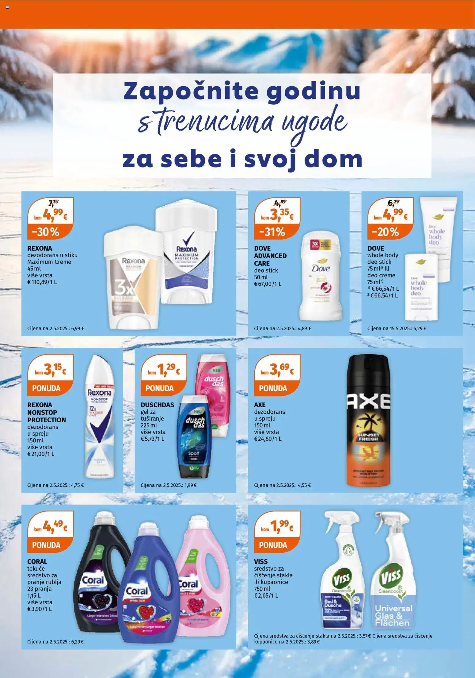Müller katalog | vrijedi od 05.01.2026 | Stranica: 22 | Proizvodi: Gel za tuširanje, Sredstva za čiščenje, Dezodorans, Dove