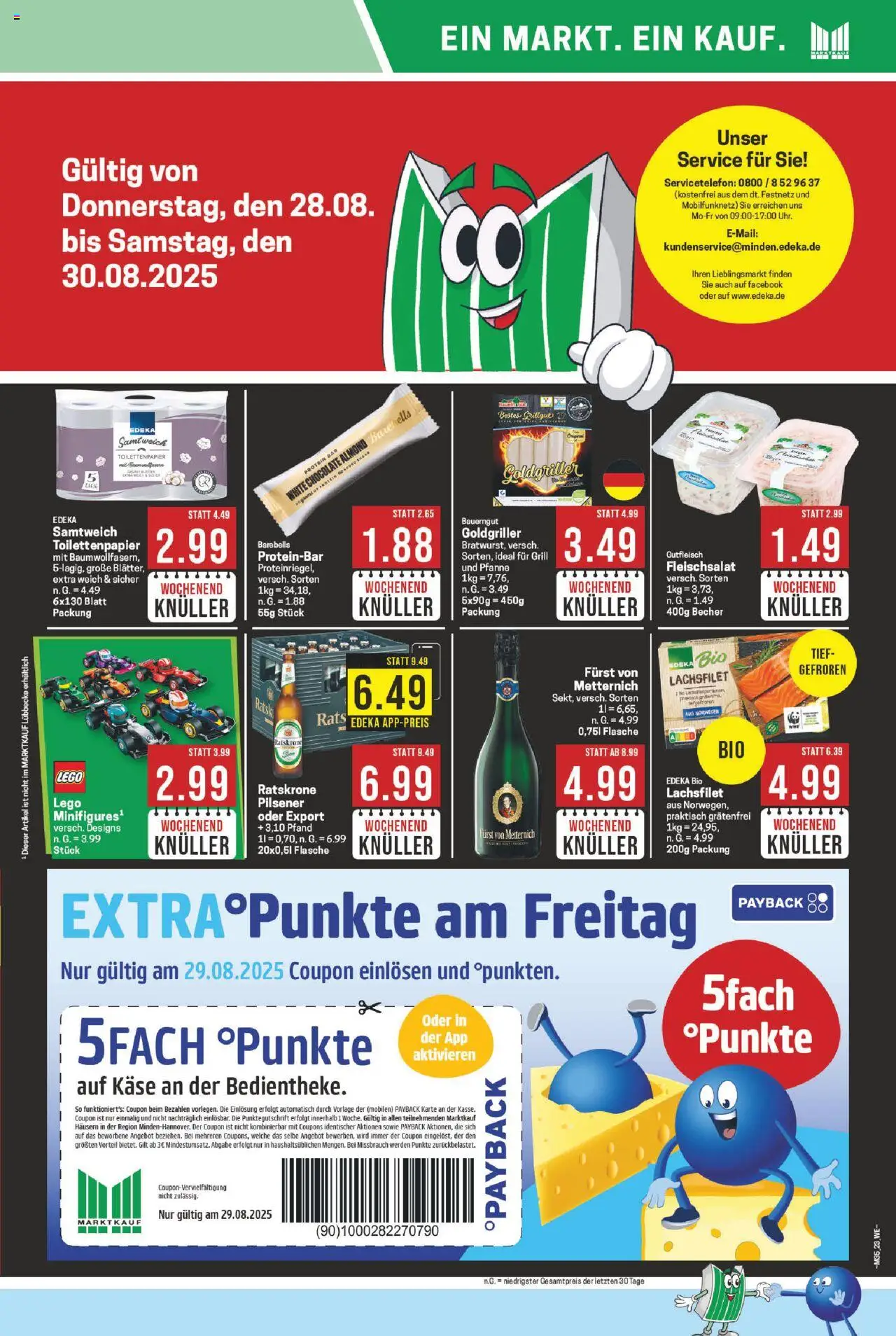 Marktkauf Prospekt 	 - gültig ab dem 25.08.2025 | Seite: 23 | Produkte: Grill, Furst von metternich, Bauerngut, Toilettenpapier