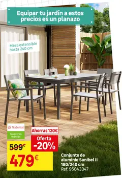 Vista previa Leroy Merlin catálogo válido desde el 24.03.2026 | Página: 7 | Productos: Mesa extensible, Mesa