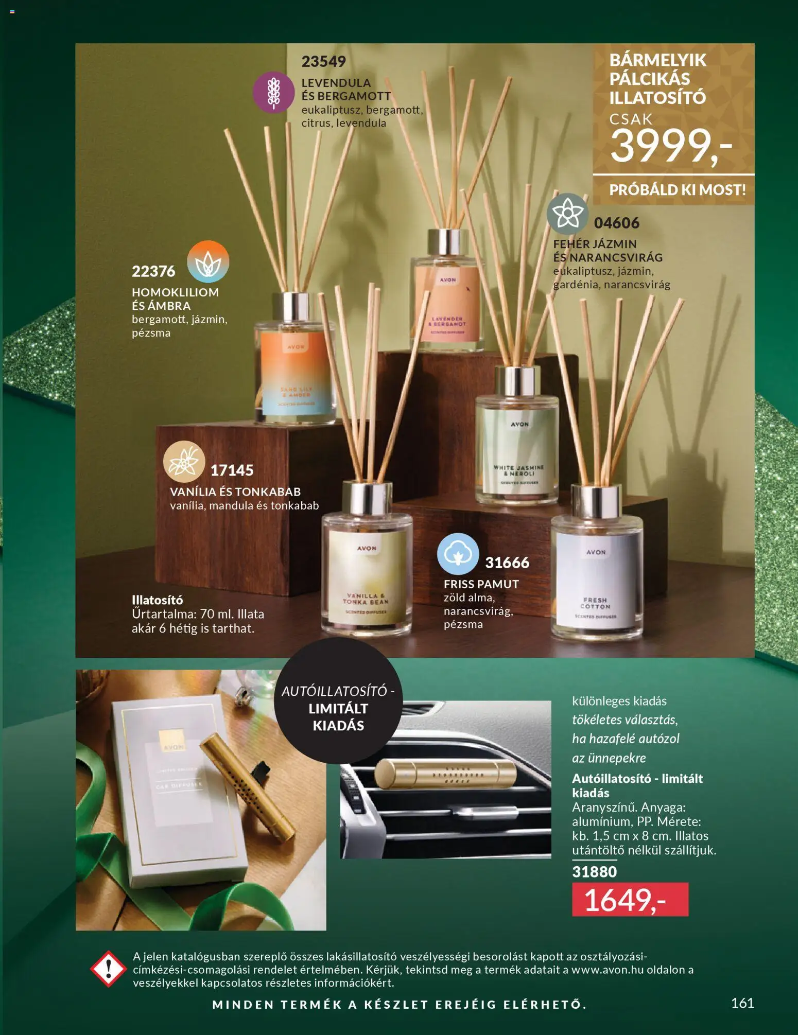 Avon akciós ujság - amely érvényes a következő dátumtól: 01.11.2025 | Oldal: 167