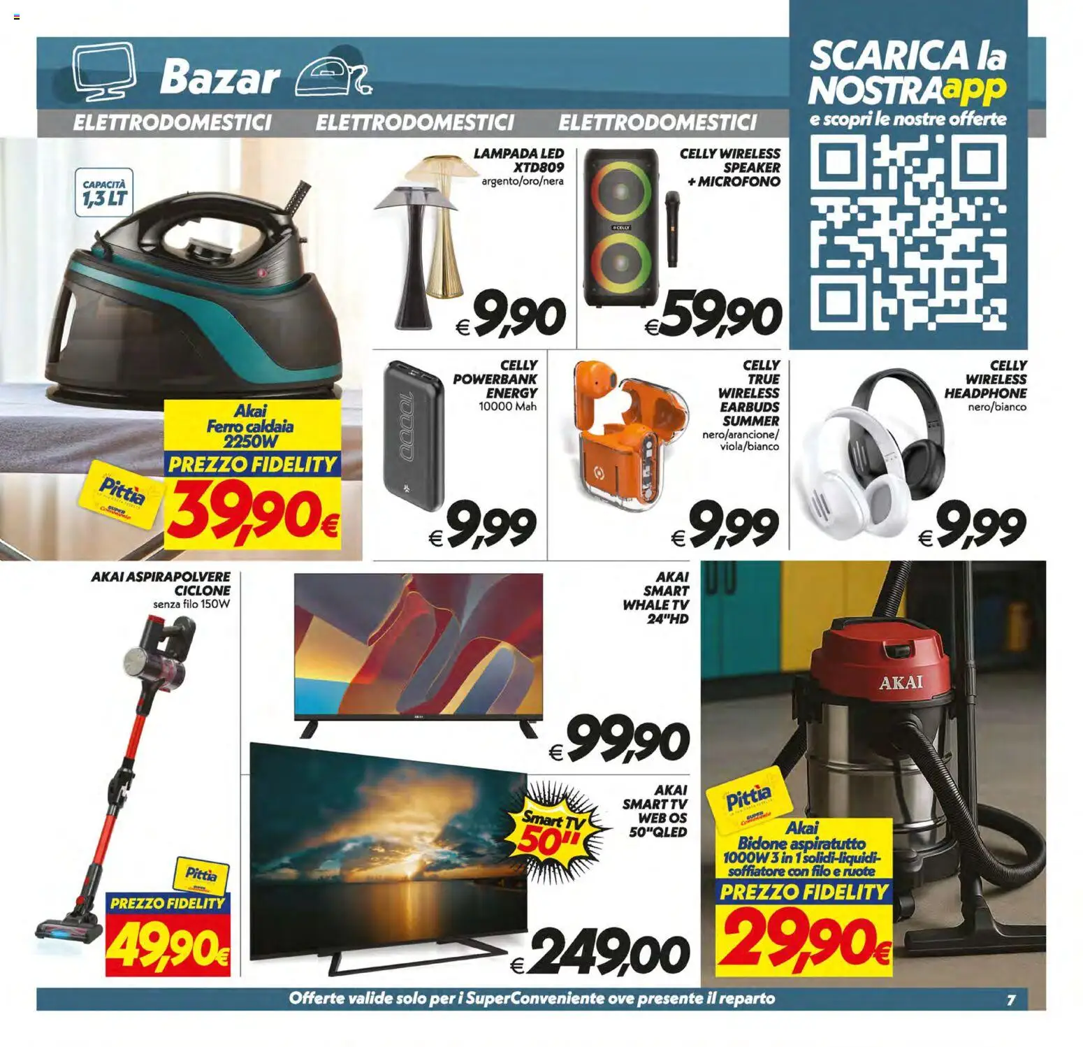 Volantino SuperConveniente del 17.03.2026 | Pagina: 32 | Prodotti: TV, Microfono, Speaker, Aspirapolvere