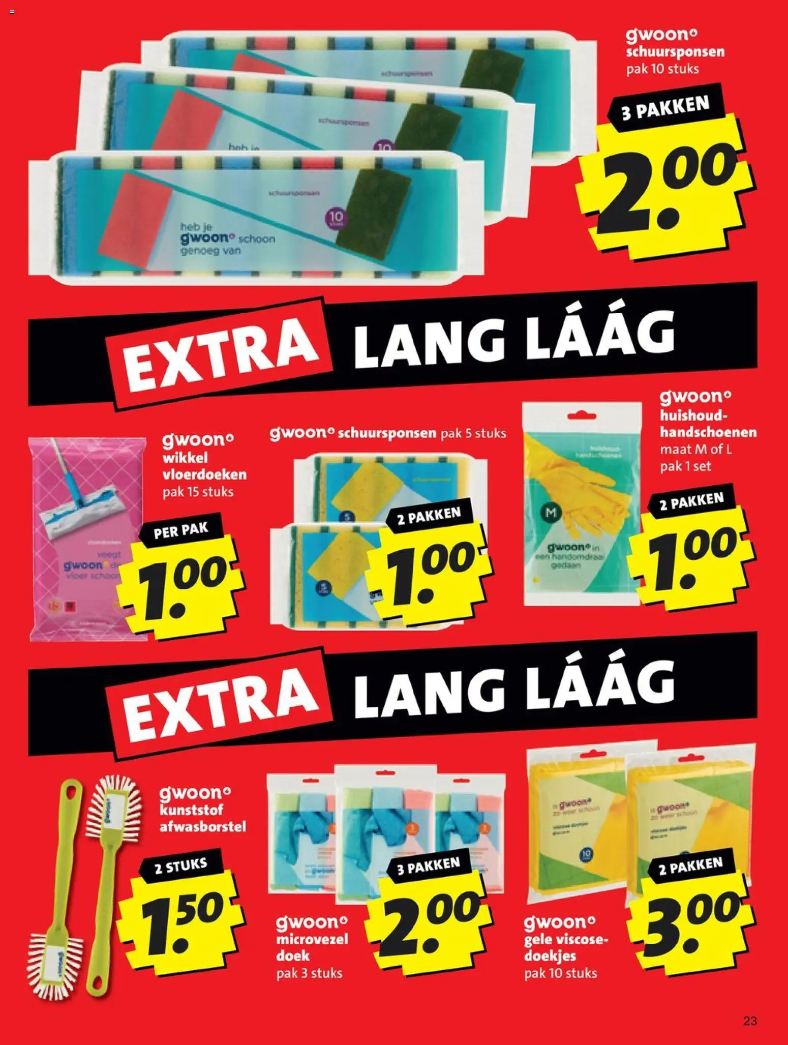 {H1} | Pagina: 23 | Producten: Ostyalap, Handschoenen