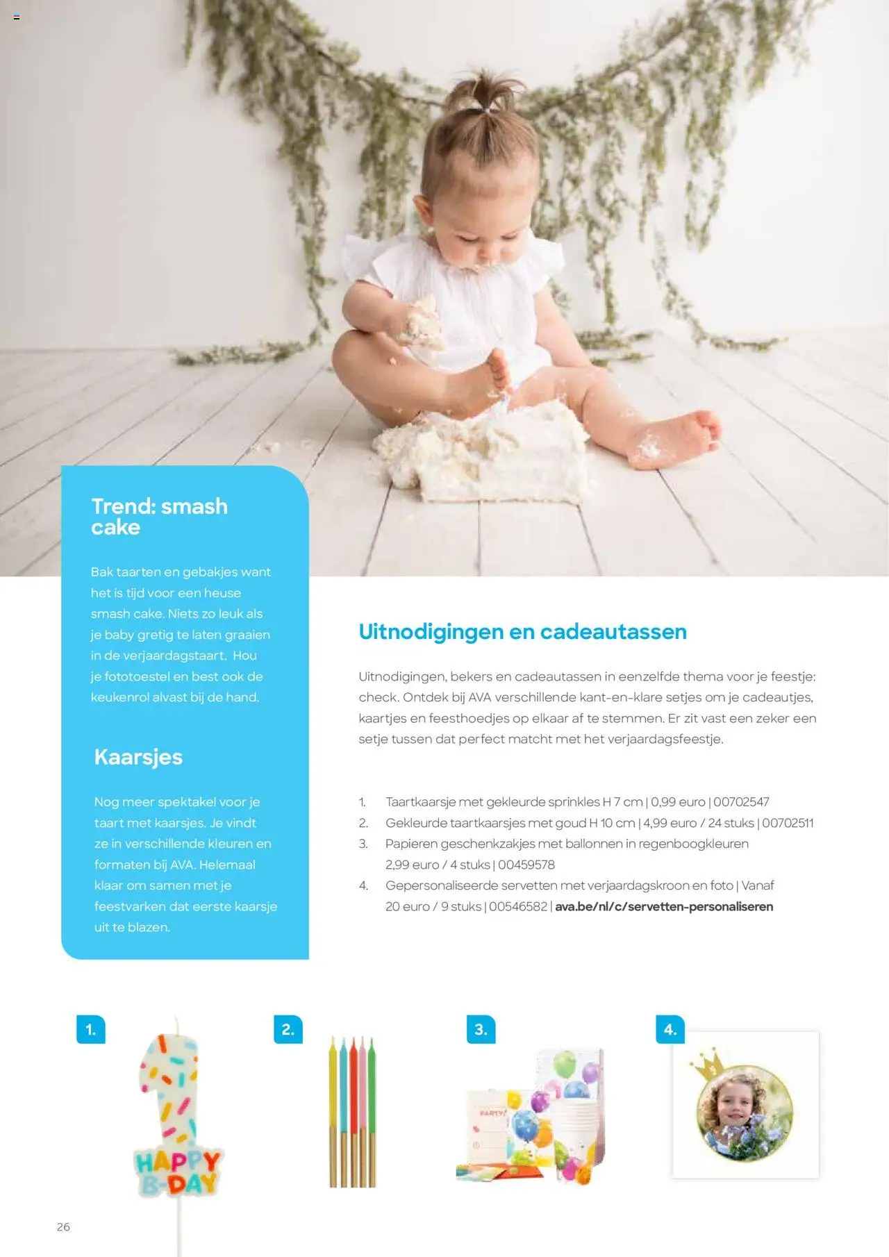  | Pagina: 26 | Producten: Cake, Taarten, Taart