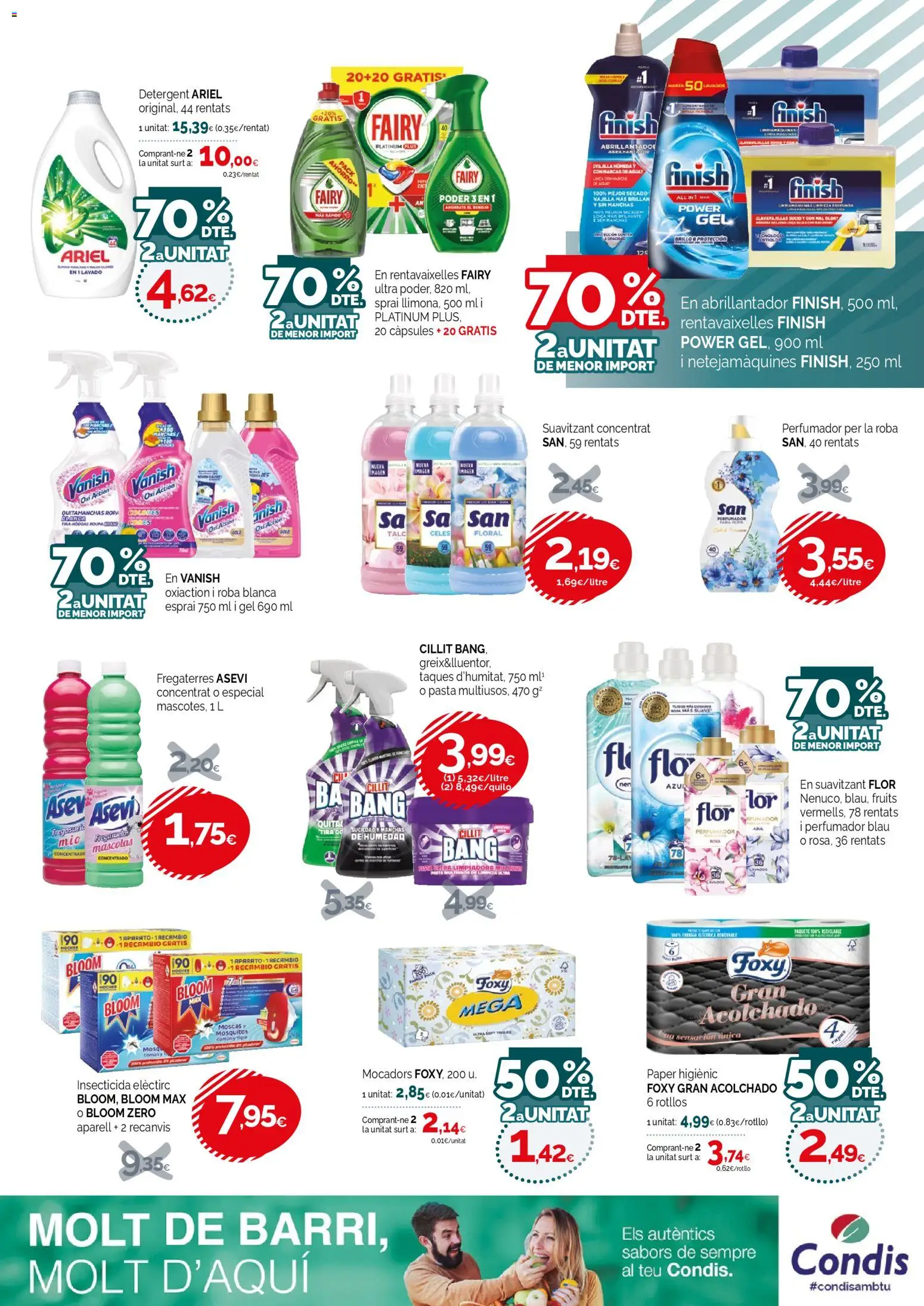 Condis folleto life │ válido desde el 22.04.2026 | Página: 21 | Productos: Quitamanchas, Pasta, Ropa, Lavavajillas