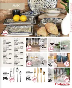Pré-visualização Conforama folheto válido de 27.03.2025 | Página: 117 | Produtos: Copos, Pratos, Tigela, Vinho