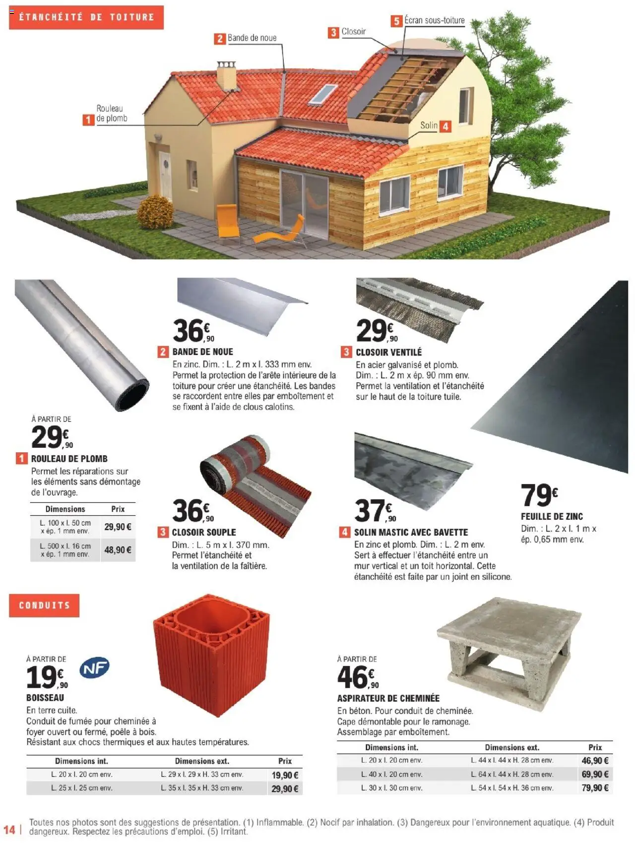 | Page: 14 | Produits: Poêle, Aspirateur, Rouleau, Bavette