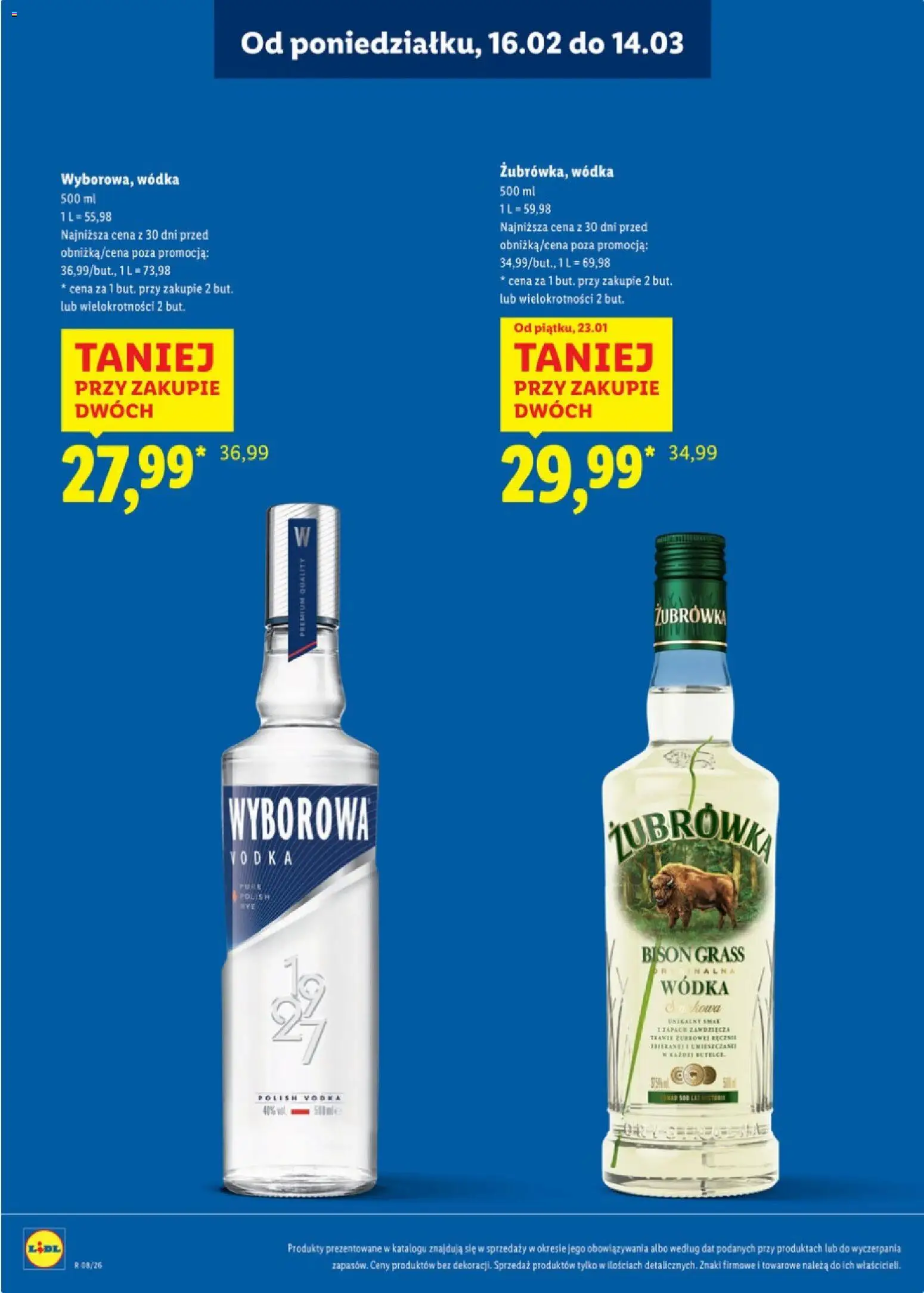 Lidl Polsko katalog - Alkoholi mocnych od 16.02.2026 | Strana: 3 | Produkty: Vodka, Zubrowka