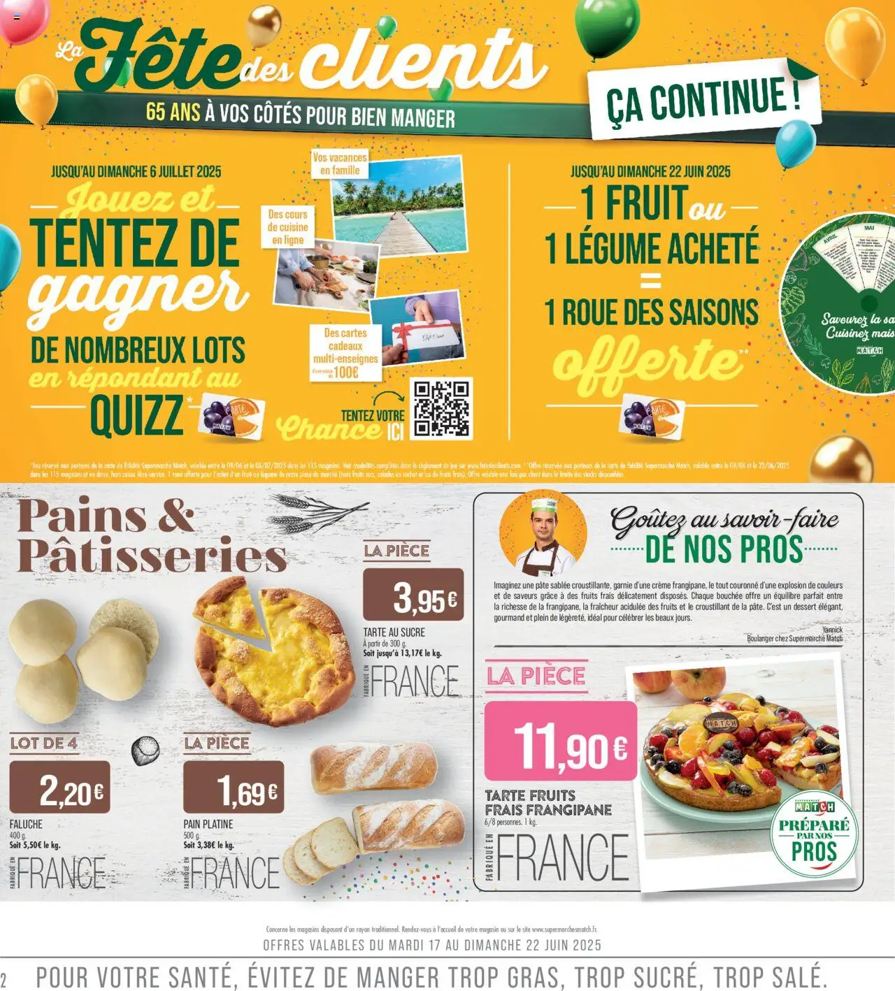  | Page: 2 | Produits: Sucre, Mais, Pain, Crème