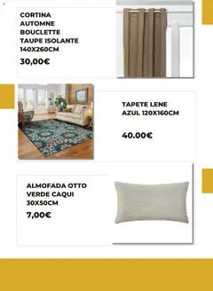 Hôma Catálogo │ válido de 11.08.2025 | Página: 2 | Produtos: Almofada, Tapete, Cortina