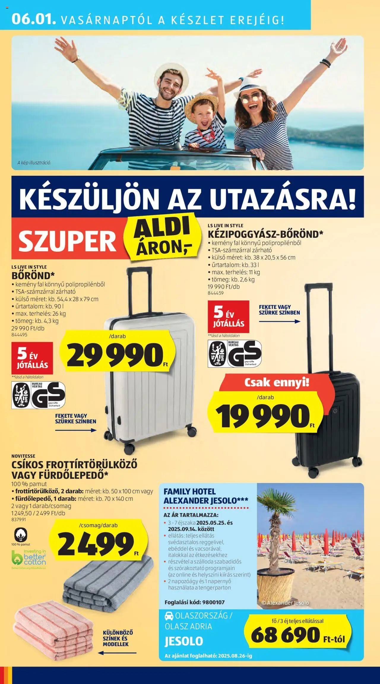 Aldi akciós ujság - amely érvényes a következő dátumtól: 29.05.2025 | Oldal: 44 | Termékek: Napozóágy, Napernyő