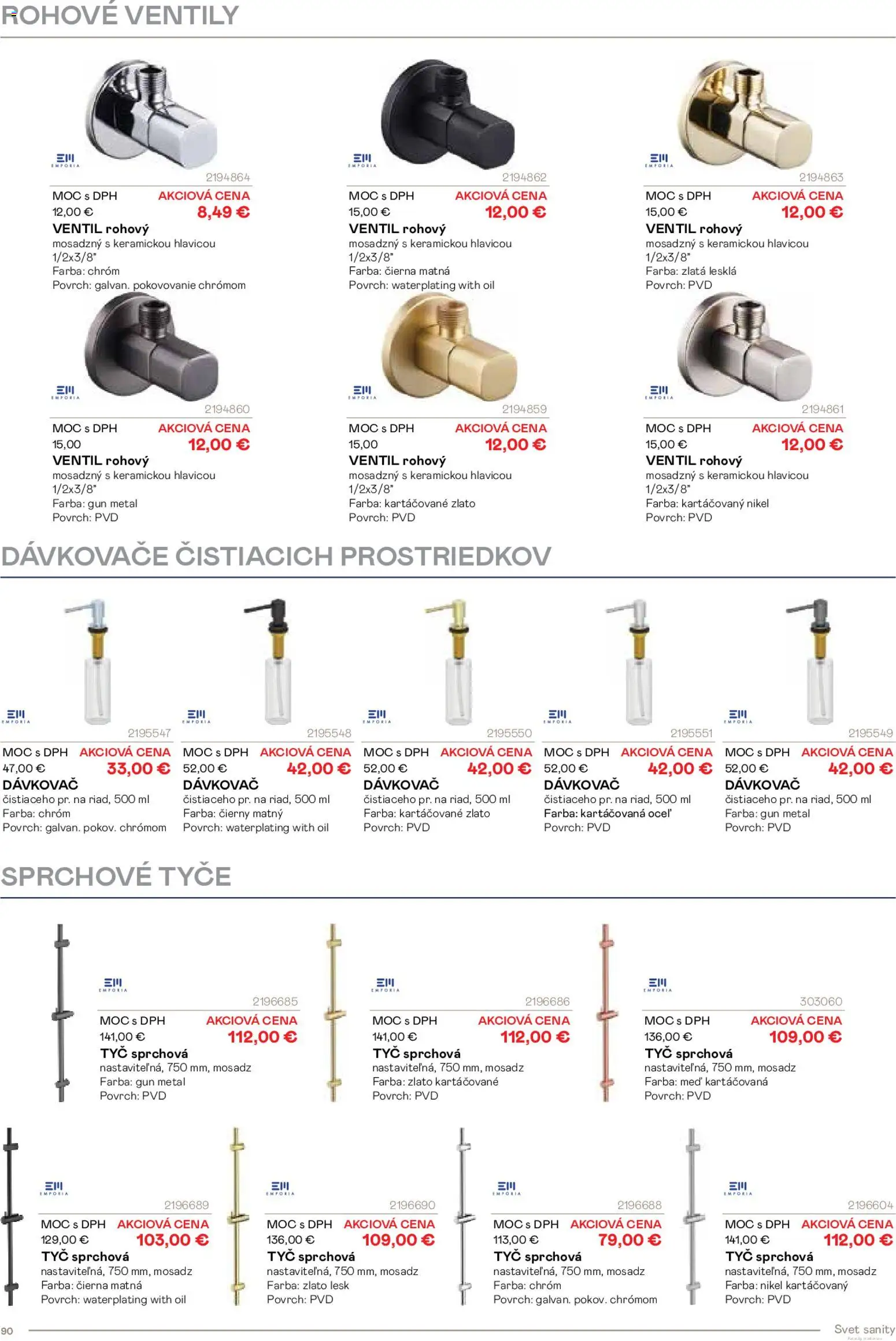 Nové Ingema akcie – leták je platný od 29.10.2025 | Strana: 92 | Produkty: Ventil, Med