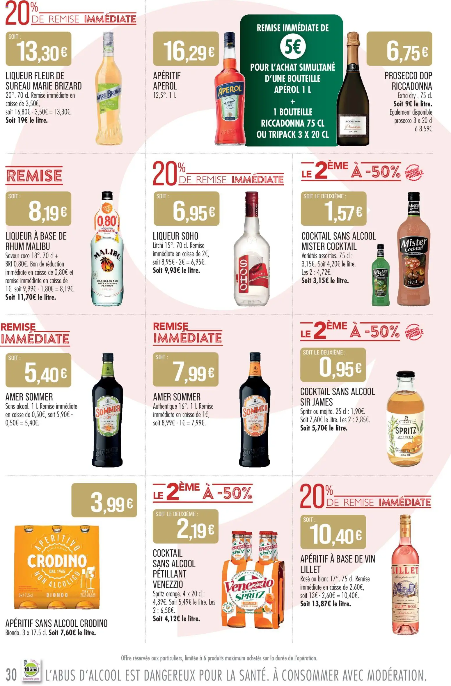 {H1} | Page: 30 | Produits: Litchi, Base, Prosecco, Vin