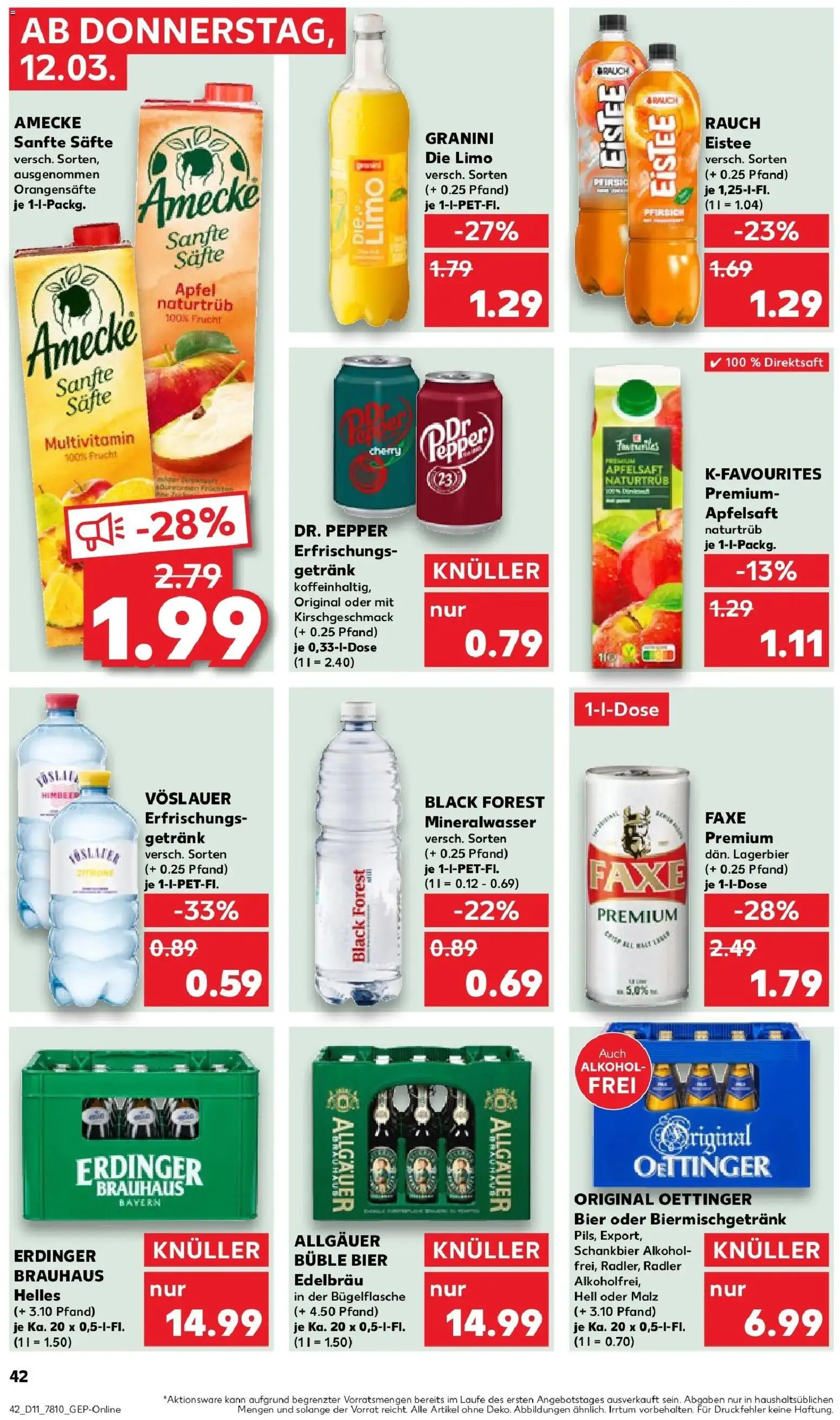 Kaufland Prospekt Freising	 – gültig ab 09.03.2026 | Seite: 54 | Produkte: Apple, Zitrone, Pfirsich, Granini die limo
