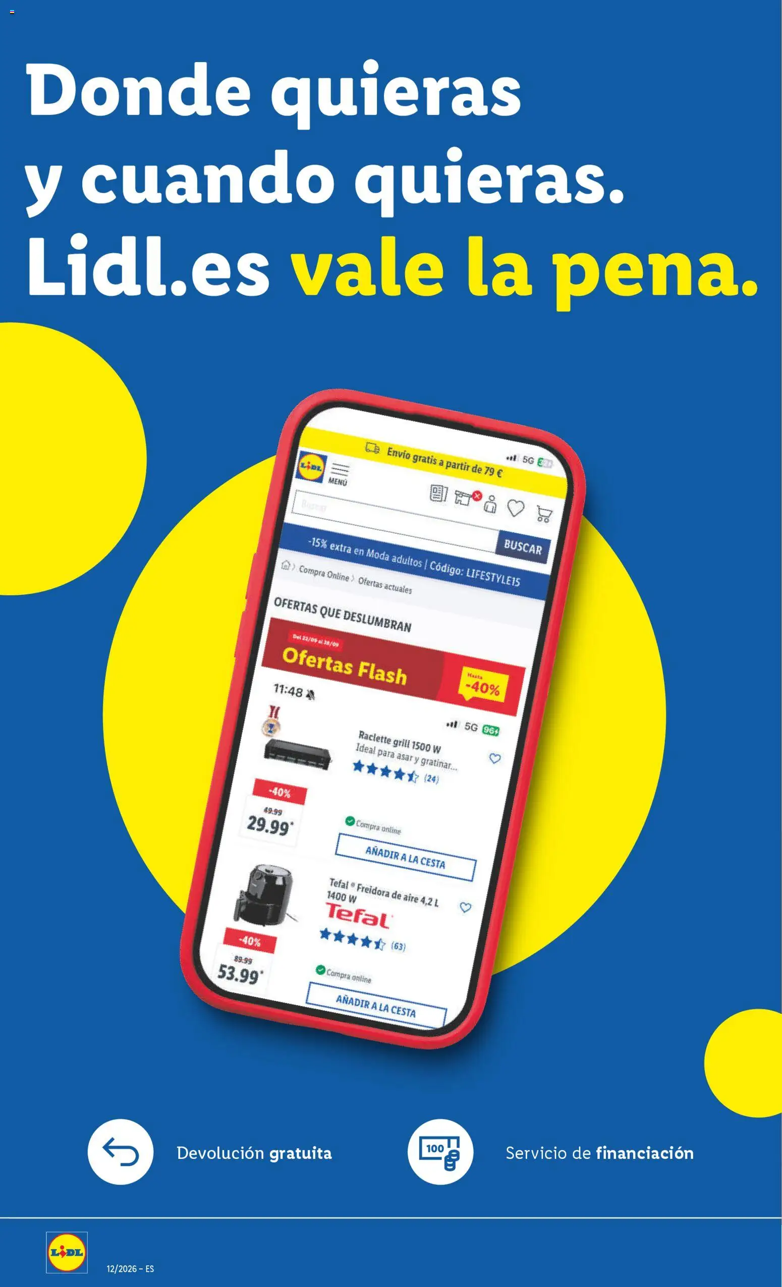 Lidl folleto de bazar │ válido desde el 16.03.2026 | Página: 26 | Productos: Freidora, Cesta