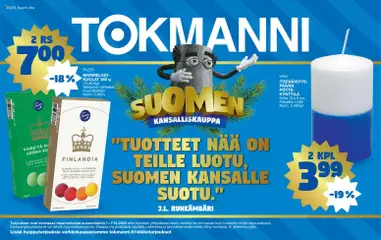 Tokmanni-mainoslehti voimassa 01.12.2025 alkaen