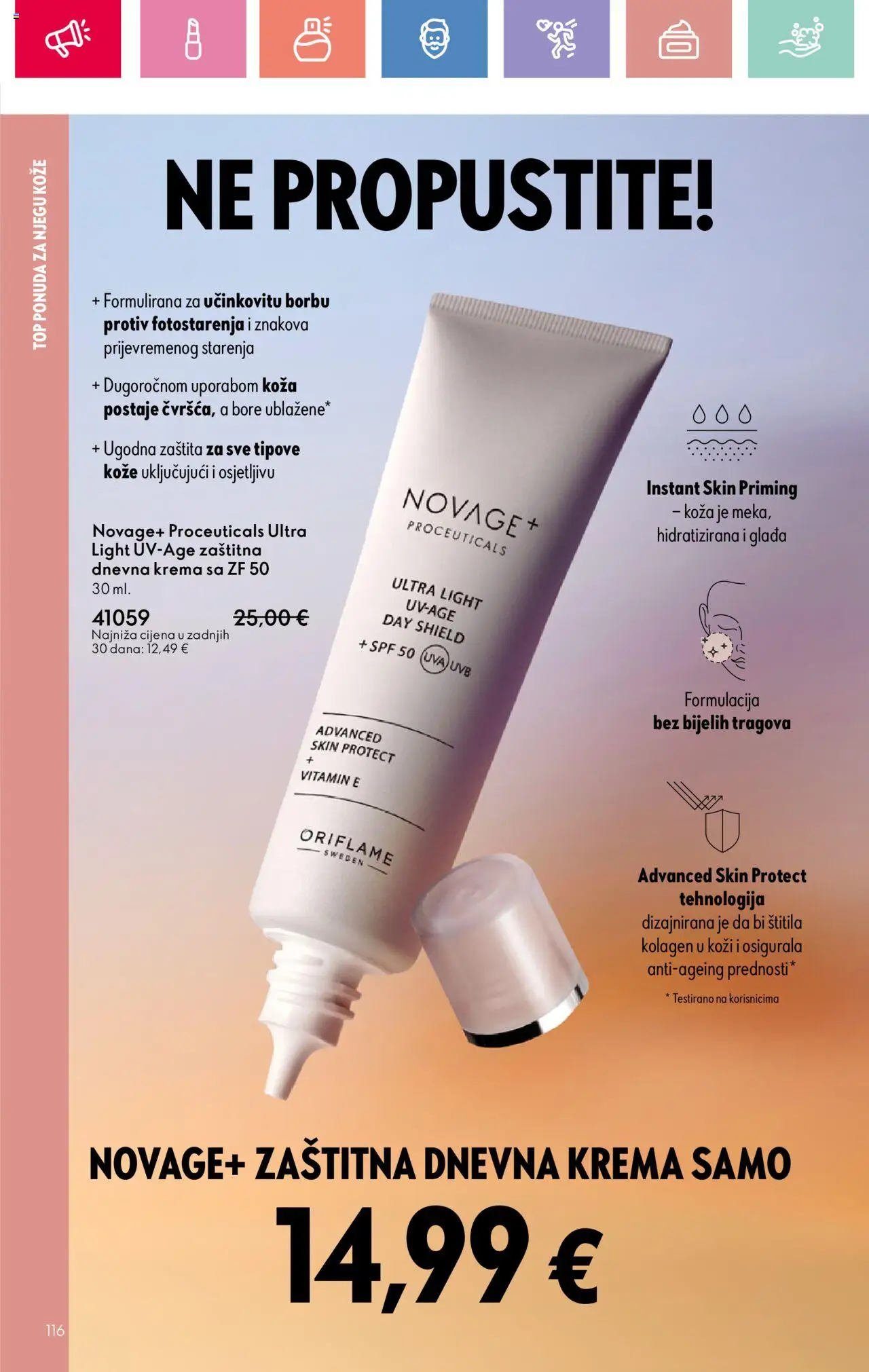 Oriflame katalog | vrijedi od 03.08.2025 | Stranica: 116 | Proizvodi: Krema