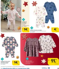 Carrefour folder  - Voorbeeld van een folder van Carrefour, geldig van 26.12.2025 | Pagina: 21 | Producten: Sweater, Jurk, Broek