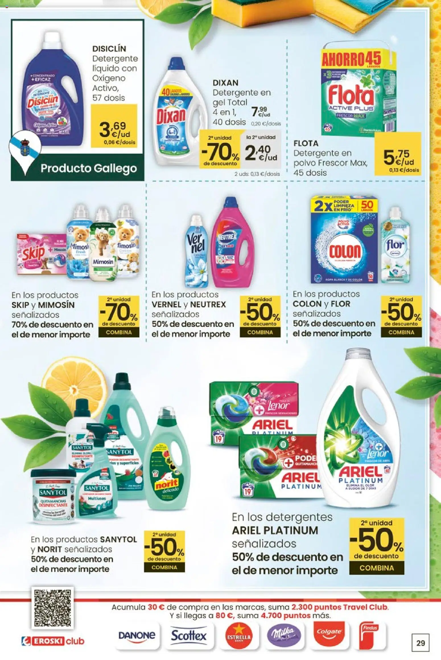 Eroski - Oferta │ válido desde el 12.03.2026 | Página: 29 | Productos: Polvo, Quitamanchas, Detergente, Ropa