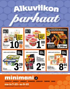 Katso Minimani tarjoukset voimassa alkaen 21.07.2025