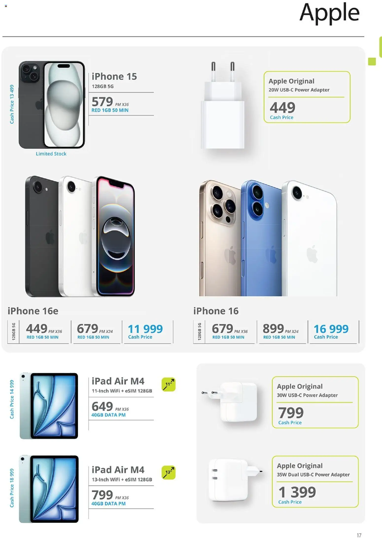 New Cellucity catalogue – valid from 02.04.2026 | Page: 17 | Products: Data, Adapter, Stock