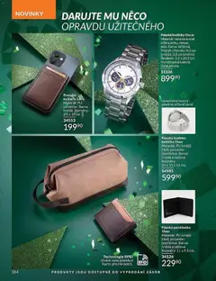 Náhled letáku Avon katalog 12/2025 od 01.12.2025 | Strana: 184 | Produkty: Peněženka, Hodinky, Pouzdro, Karty