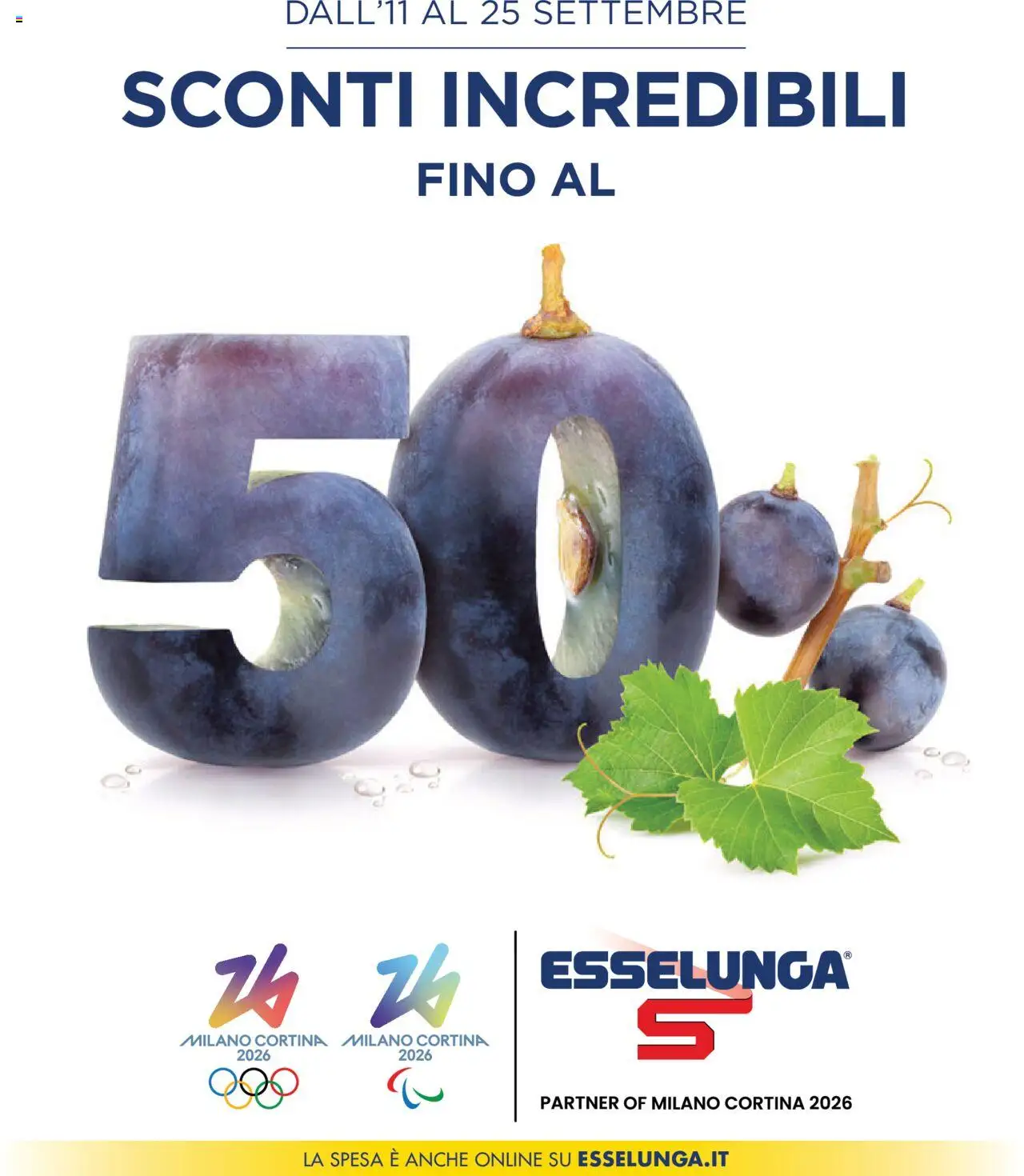 Volantino Esselunga S del 11.09.2025 | Pagina: 1