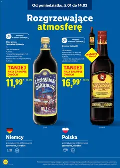 Pogląd oferty "Grzaniec Galicyjski, 1L, VIP lub Malina, aromatyczne, intensywne czerwone, słodkie" - ważna od 05.01.2026 | Strona: 6 | Produkty: Malina, Grzaniec galicyjski, Wino