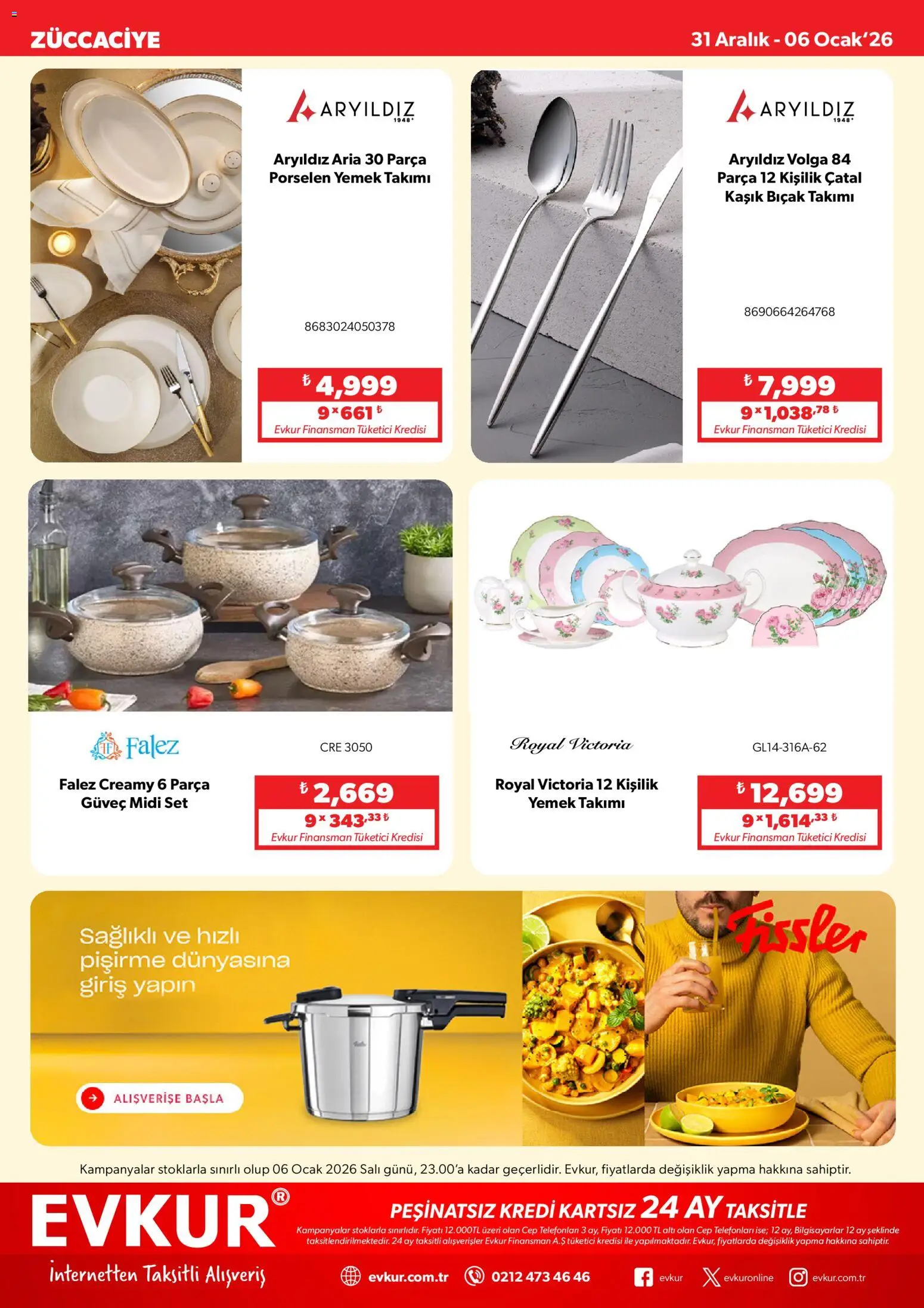 Evkur Katalog - 31.12.2025 tarihinden itibaren geçerlidir | Sayfa: 8