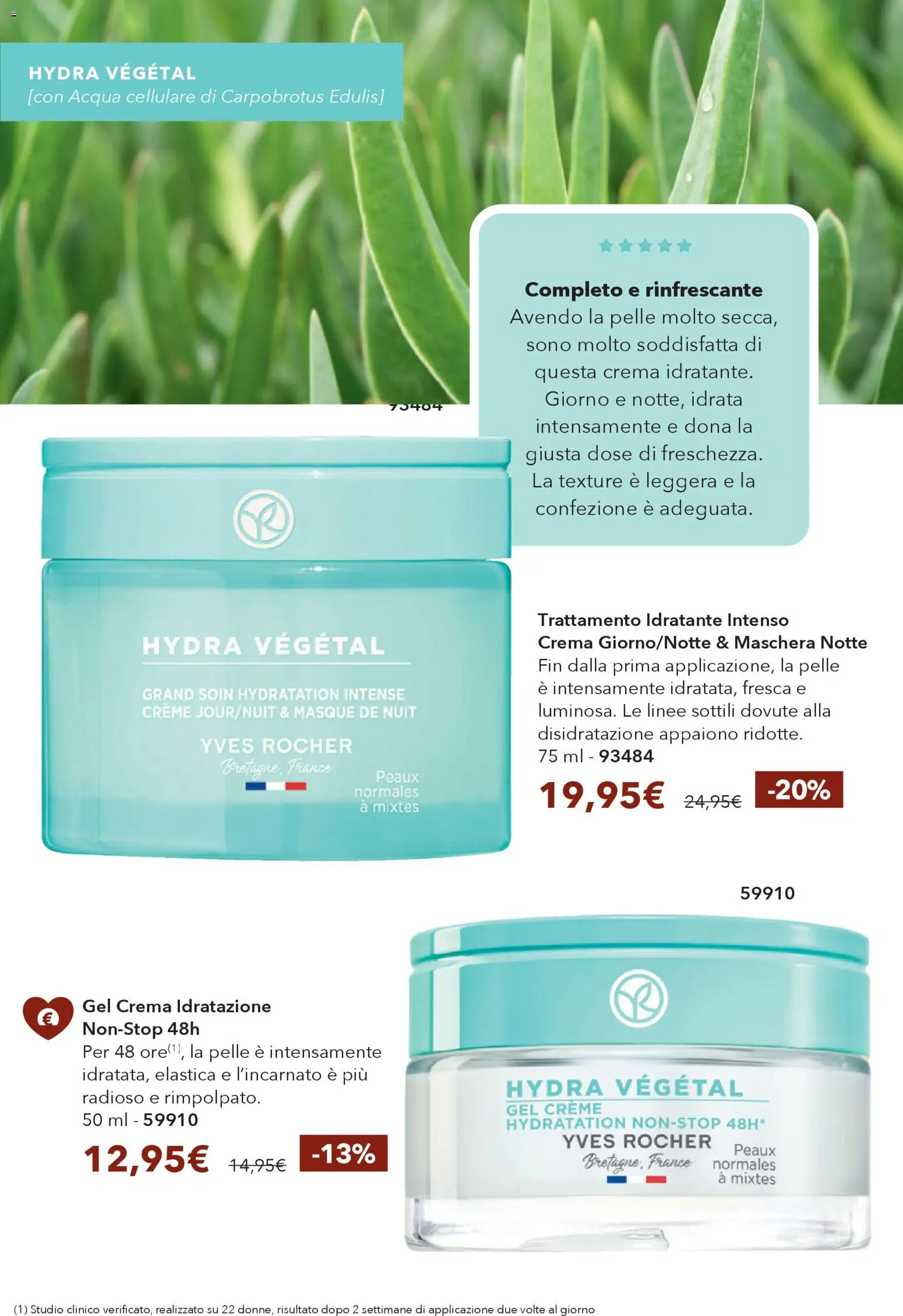 Volantino Yves Rocher del 17.02.2026 | Pagina: 18 | Prodotti: Crema, Maschera, Cellulare, Acqua