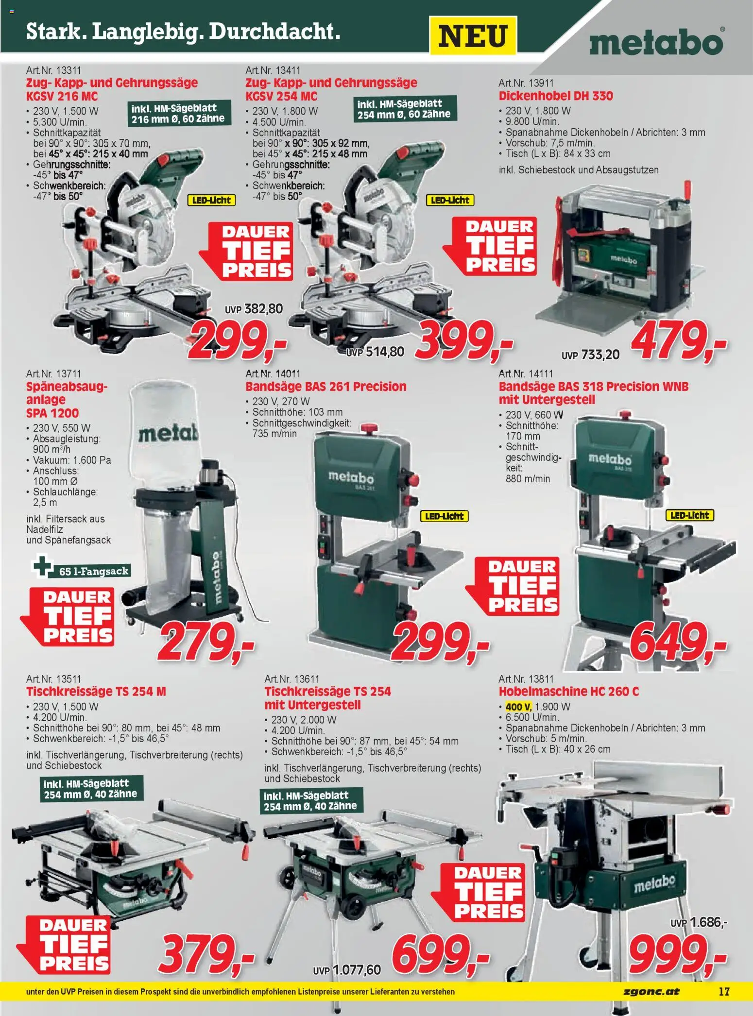 Zgonc Flugblatt April II 2026 gültig ab 14.04.2026 | Seite: 17 | Produkte: Tisch