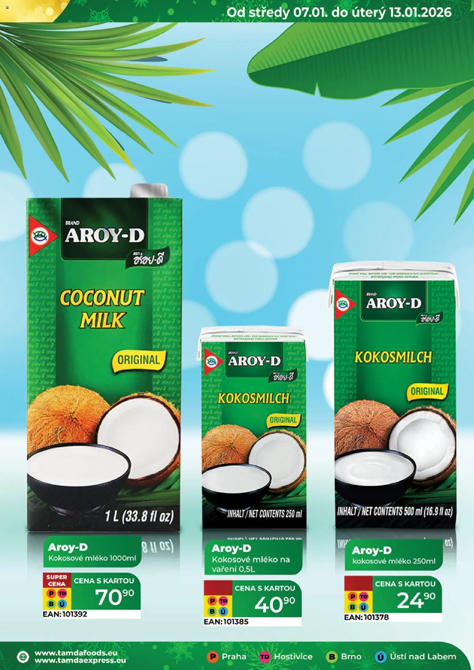 Tamda Foods leták od 07.01.2026 | Strana: 47 | Produkty: Kokosové mléko, Mléko
