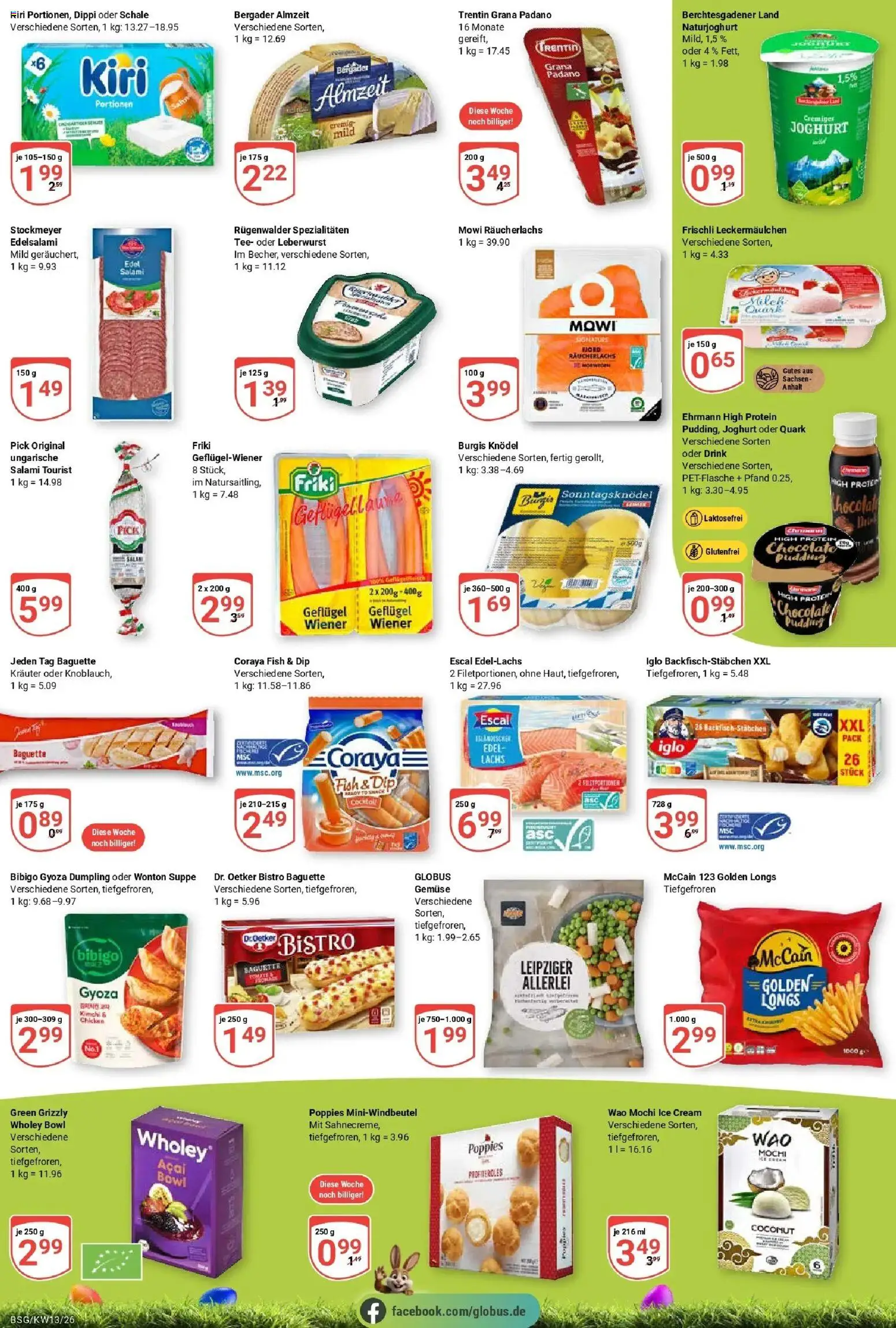 Globus prospekt Braunschweig	 – gültig ab 23.03.2026 | Seite: 4 | Produkte: Quark, Joghurt, Iglo, Lachs