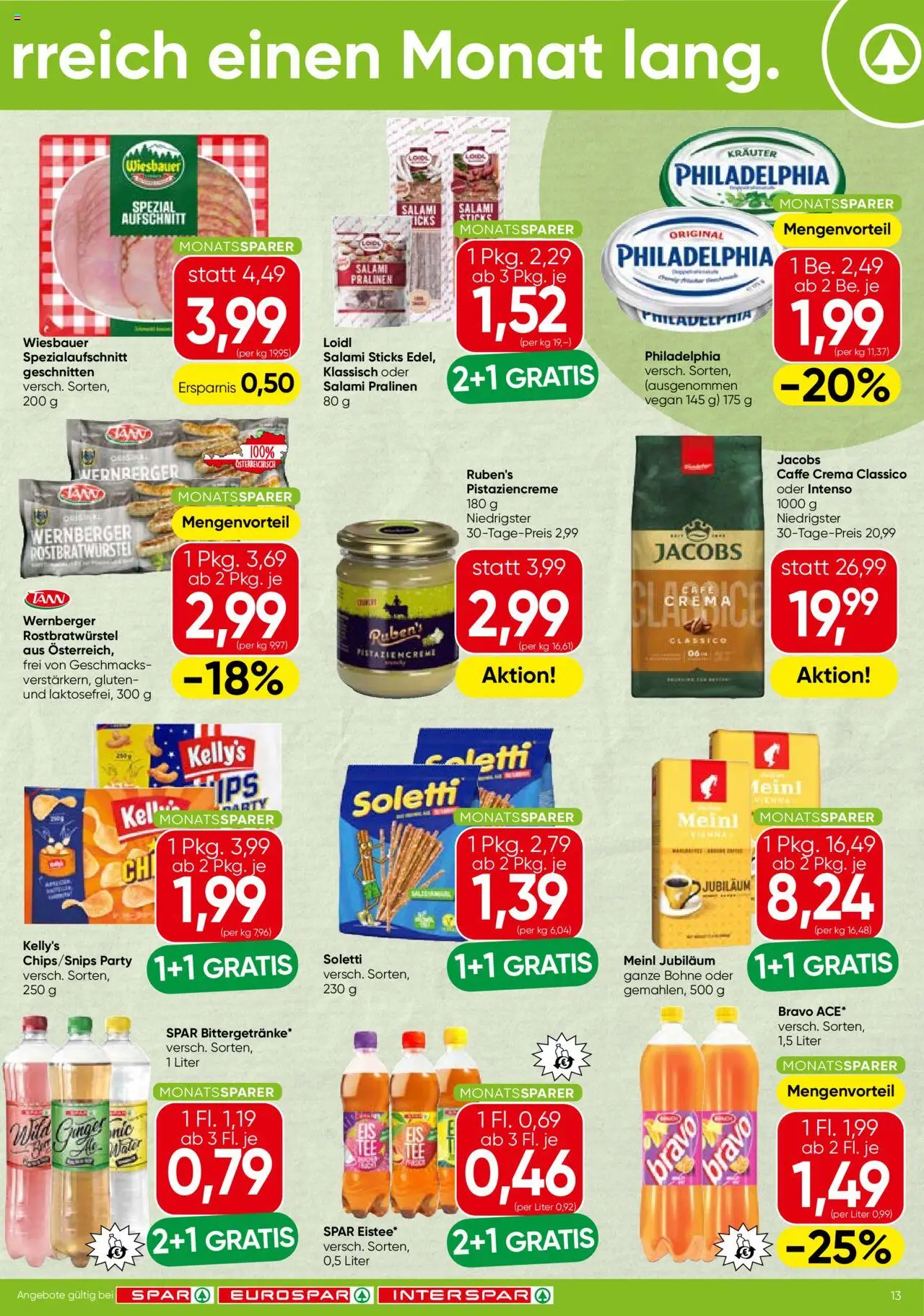 Spar Monatssparer - Tirol gültig ab 16.10.2025 | Seite: 2 | Produkte: Salami