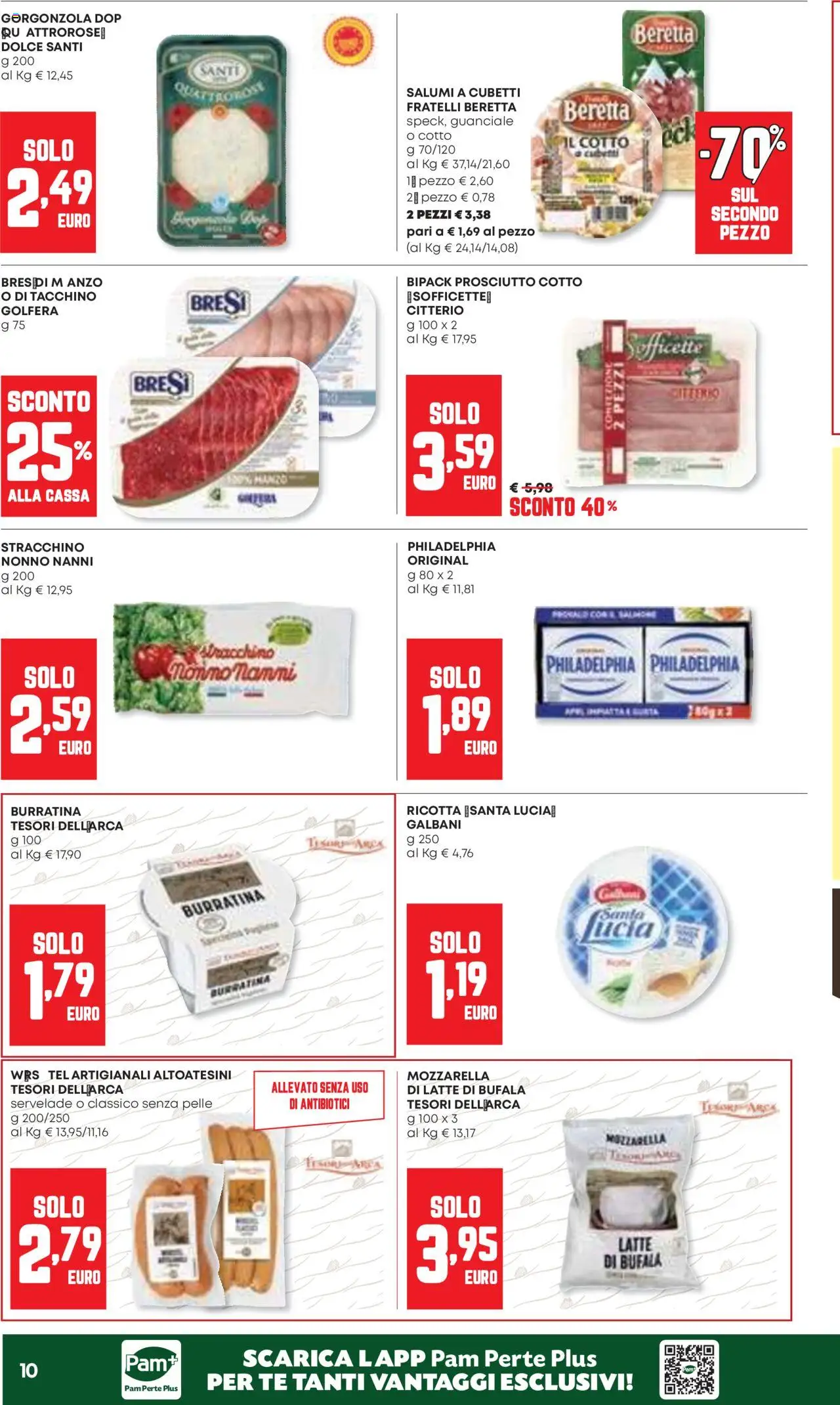 Volantino Panorama del 09.10.2025 | Pagina: 10 | Prodotti: Prosciutto Cotto, Tè, Tacchino, Mozzarella