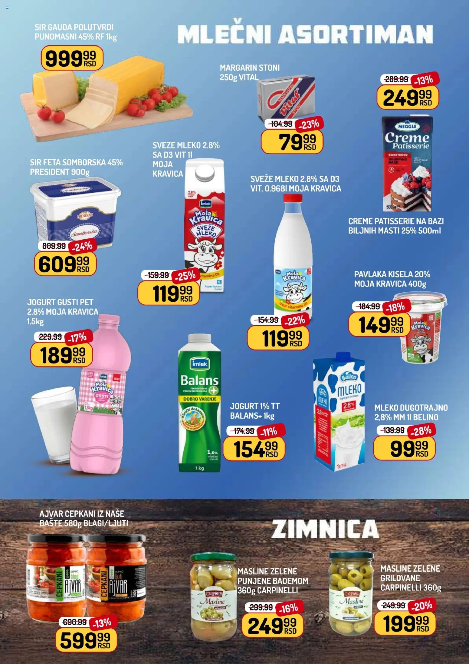 Aman katalog - važi od 24.10.2025 | Strana: 5 | Proizvode: Ajvar, Moja kravica, Mleko, Sir