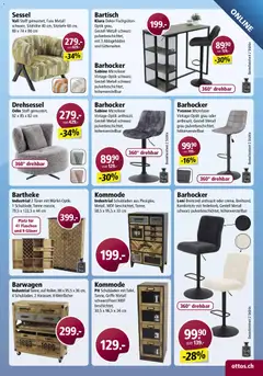 Otto's aktionen Online ab 09.03.2026 gültig | Seite: 27 | Produkte: Kommode, Bartisch, Sessel, Barwagen