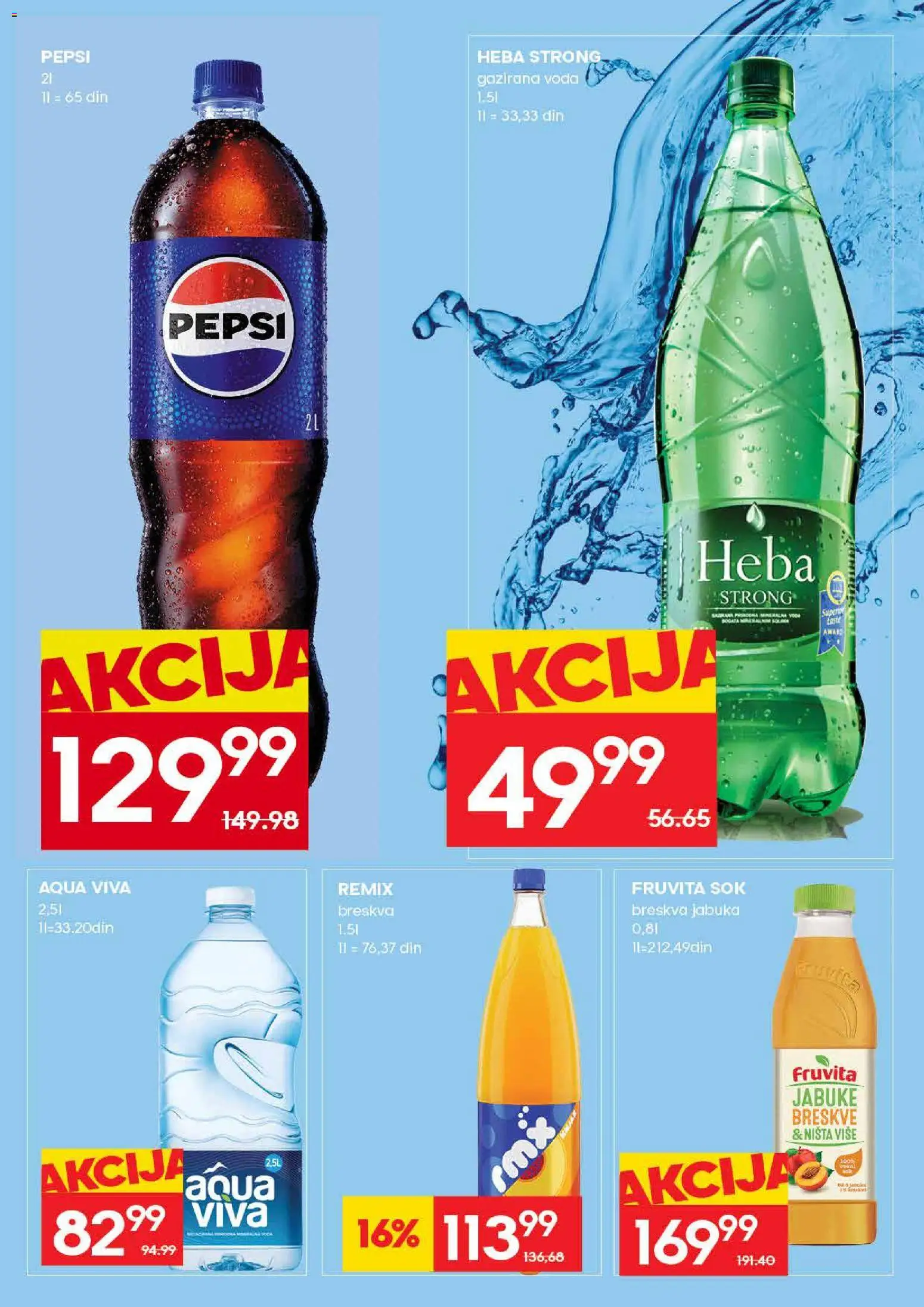 Roda katalog - važi od 23.04.2026 | Strana: 24 | Proizvode: Fruvita, Sok, Jabuke, Pepsi