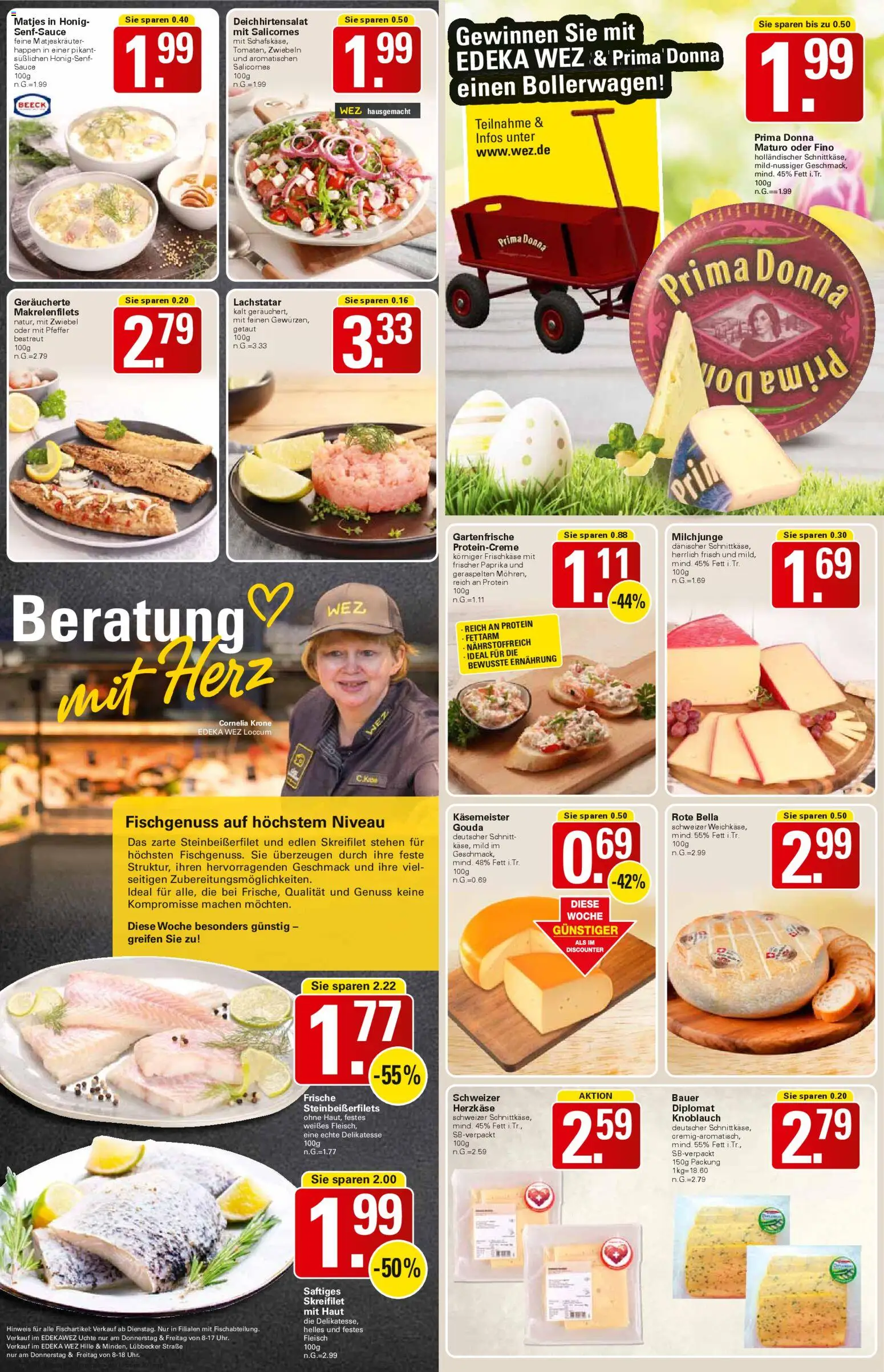 WEZ Prospekt – gültig ab 23.03.2026 | Seite: 6 | Produkte: Gouda, Zwiebeln, Pfeffer, Fleisch