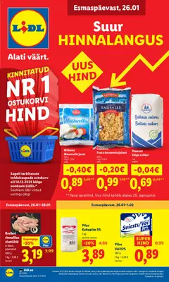 Lidl kliendilehe eelvaade alates 26.01.2026