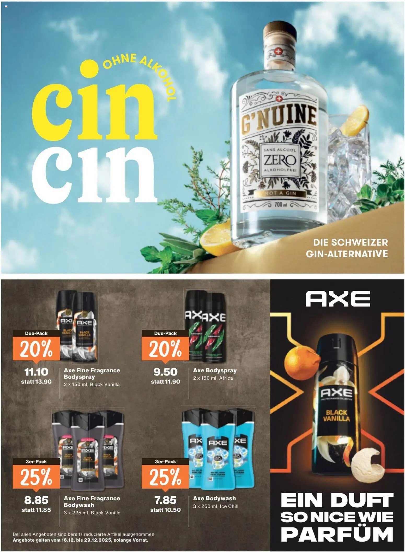 Migros Magazin – gültig ab 16.12.2025 | Seite: 58 | Produkte: Parfüm, Duft, Gin
